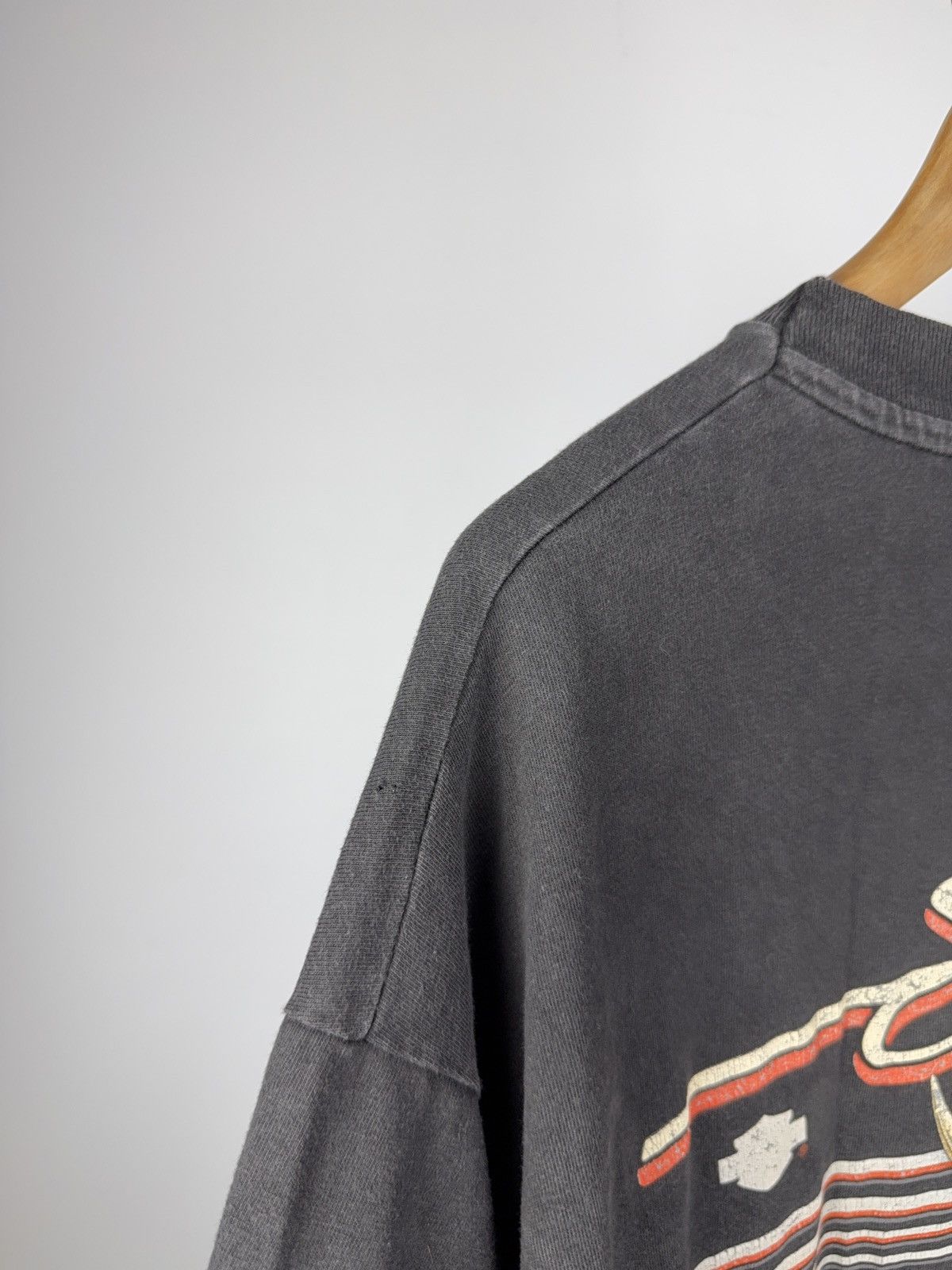 Harley Davidson Vintage 90s USA Harley Davidson Black Hills Rally Tee shirt Size US XL / EU 56 / 4 - 11 Thumbnail
