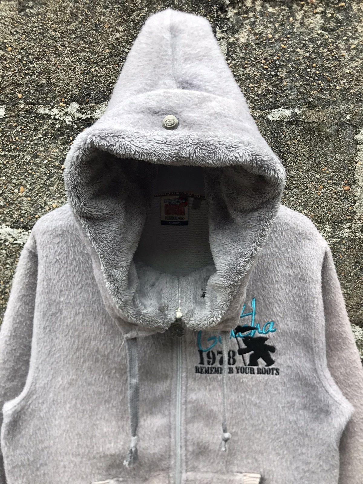 Gotcha ⚡️Surf Style Vintage Gotcha Fleece Hooded Sweater Size US M / EU 48-50 / 2 - 5 Thumbnail