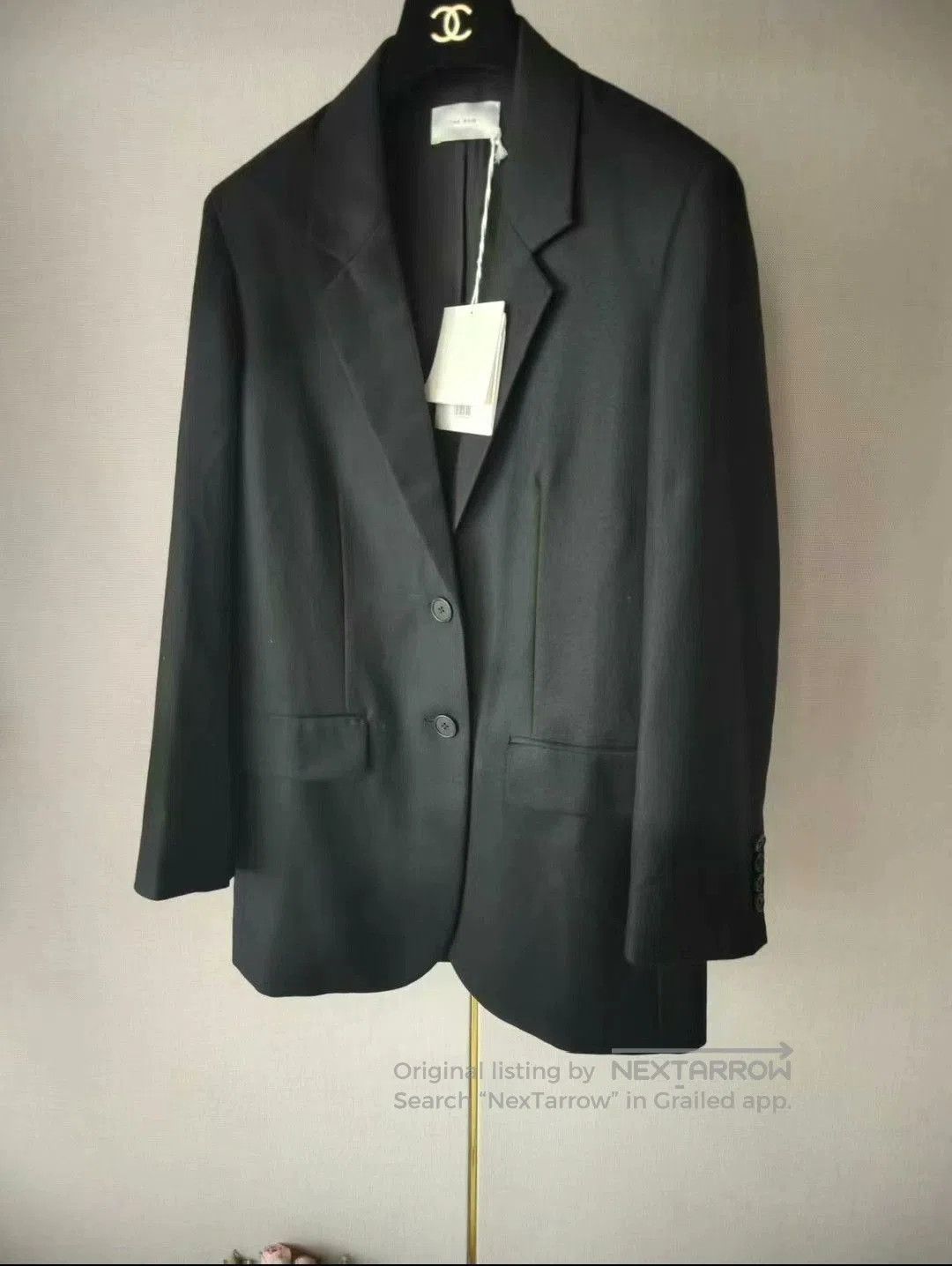The Row The Row Women's Wool Lapel Button Blazer. Size M / US 6-8 / IT 42-44 - 1 Thumbnail
