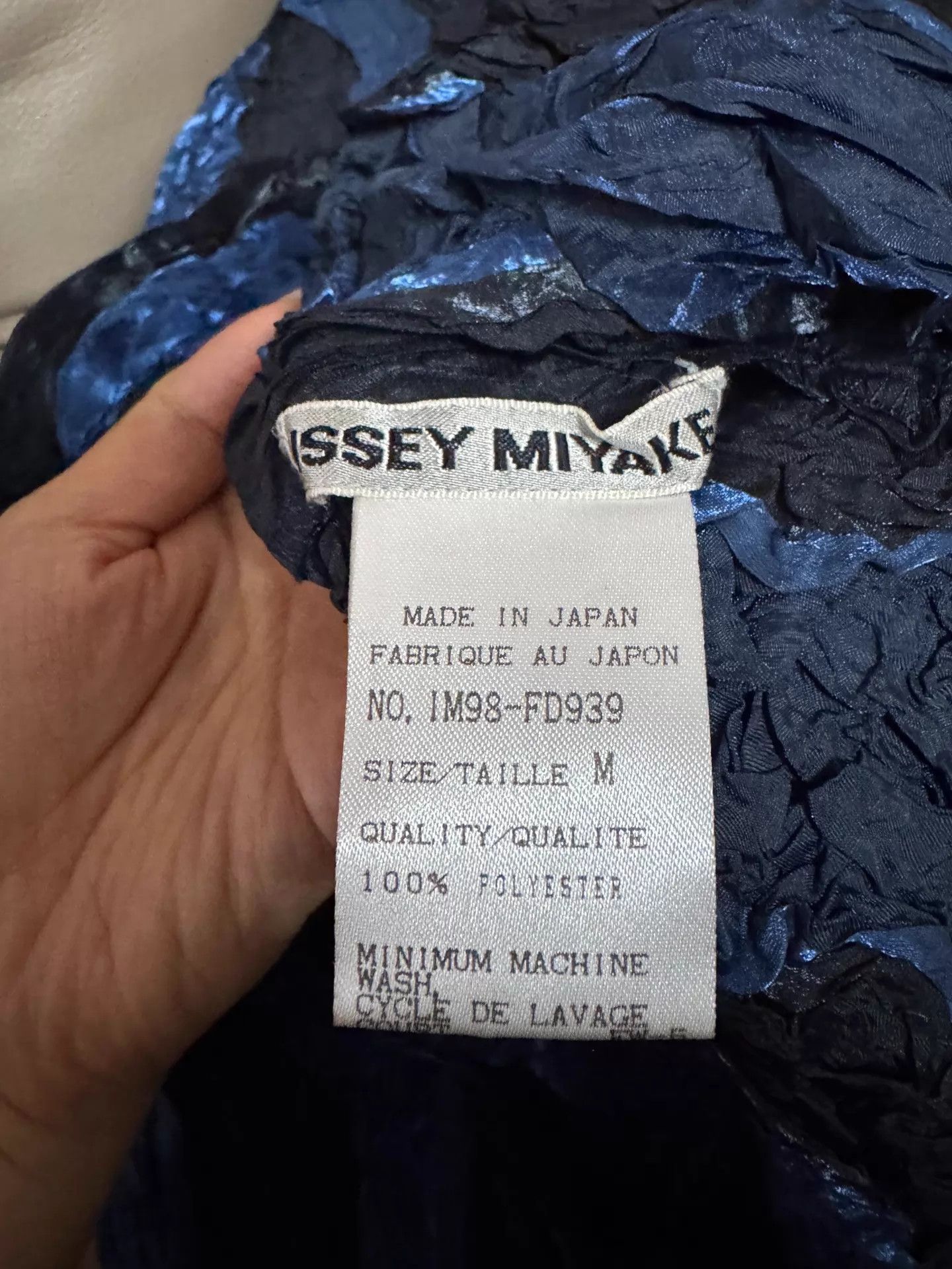 Issey Miyake Issey Miyake Vintage 1999FW Metallic B/B Pleated Jacket M Size M / US 6-8 / IT 42-44 - 5 Thumbnail