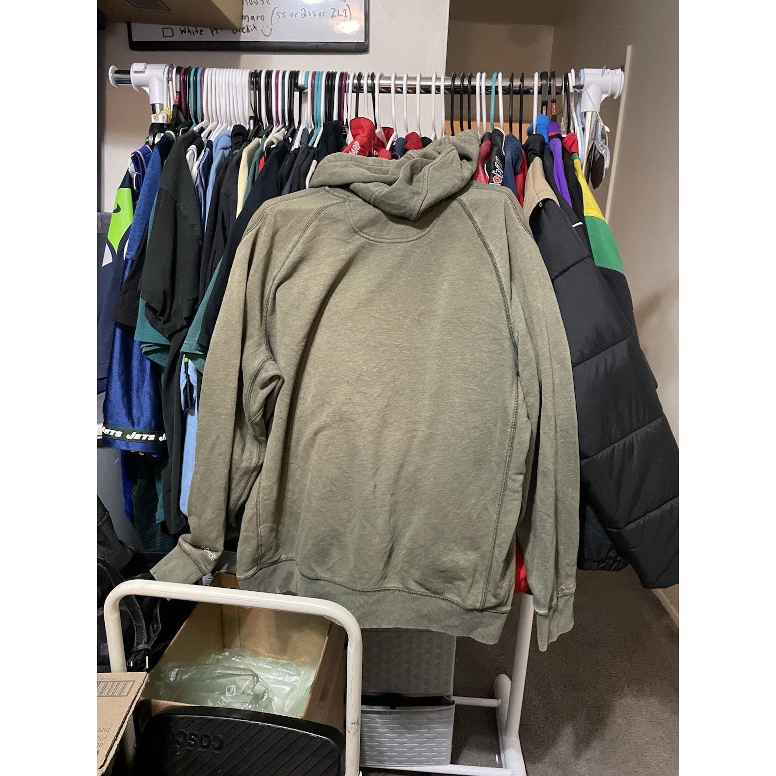 Carhartt Size XL- Carhartt Oversized Signature Hoodie Olive Green Size US XL / EU 56 / 4 - 2 Thumbnail