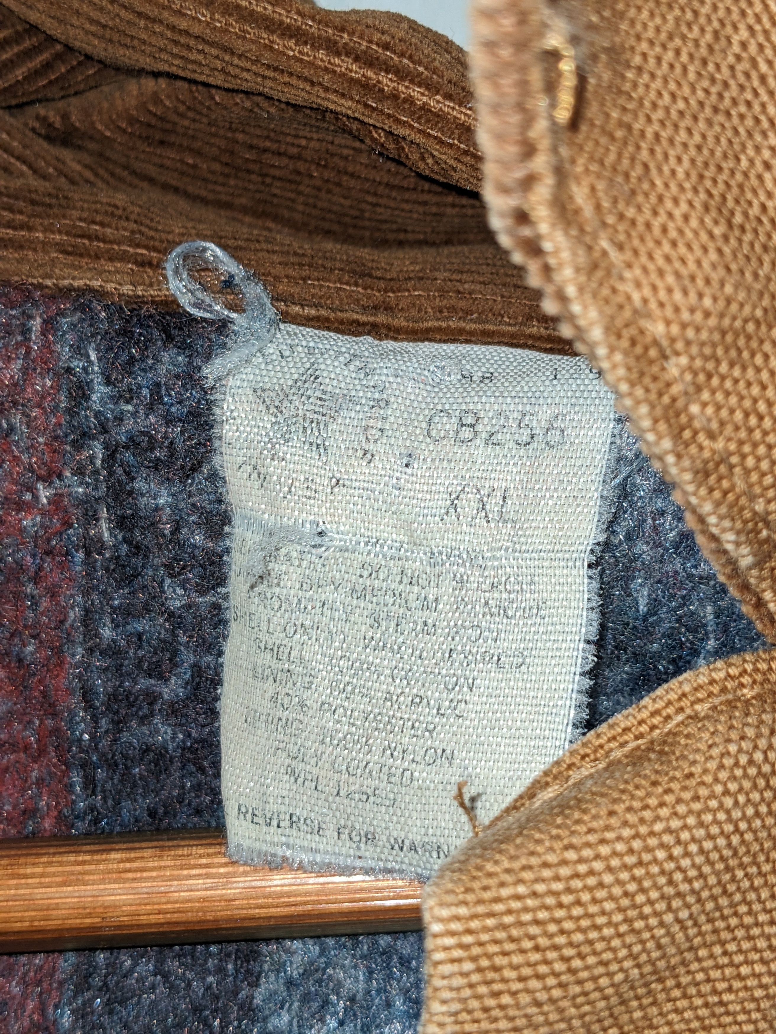 Carhartt × Vintage Vintage Carhartt CB256 Hunting Jacket Blanket Lined Pouch Size US XXL / EU 58 / 5 - 3 Thumbnail