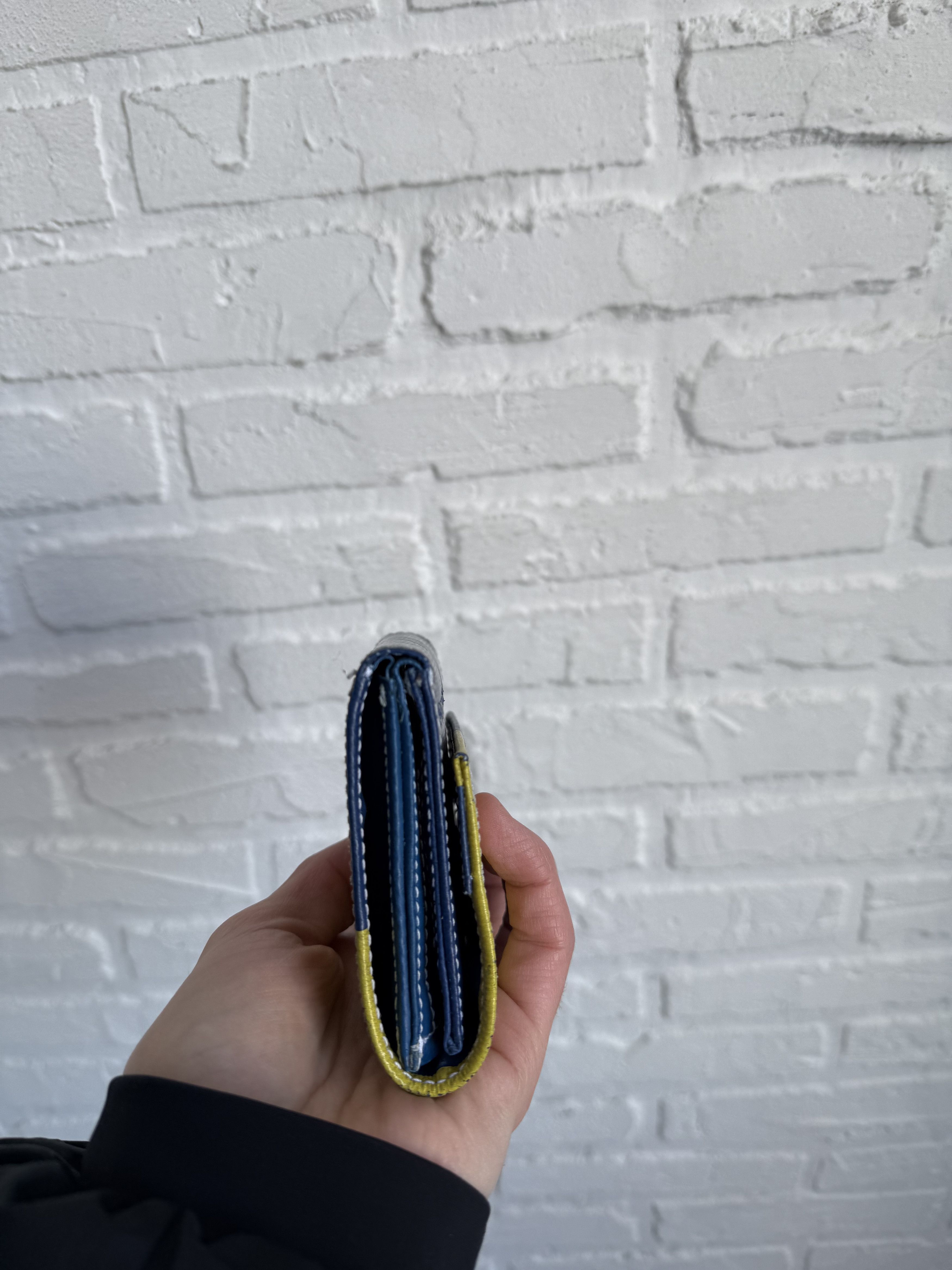 Freitag FREITAG Dallas wallet blue yellow Size ONE SIZE - 4 Thumbnail