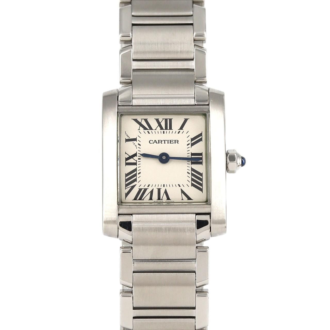 Cartier Cartier Cartier Tank Francaise Stainless Steel Quartz Metal Quartz W51008Q3 DUTY FREE for USA Size ONE SIZE - 1 Thumbnail