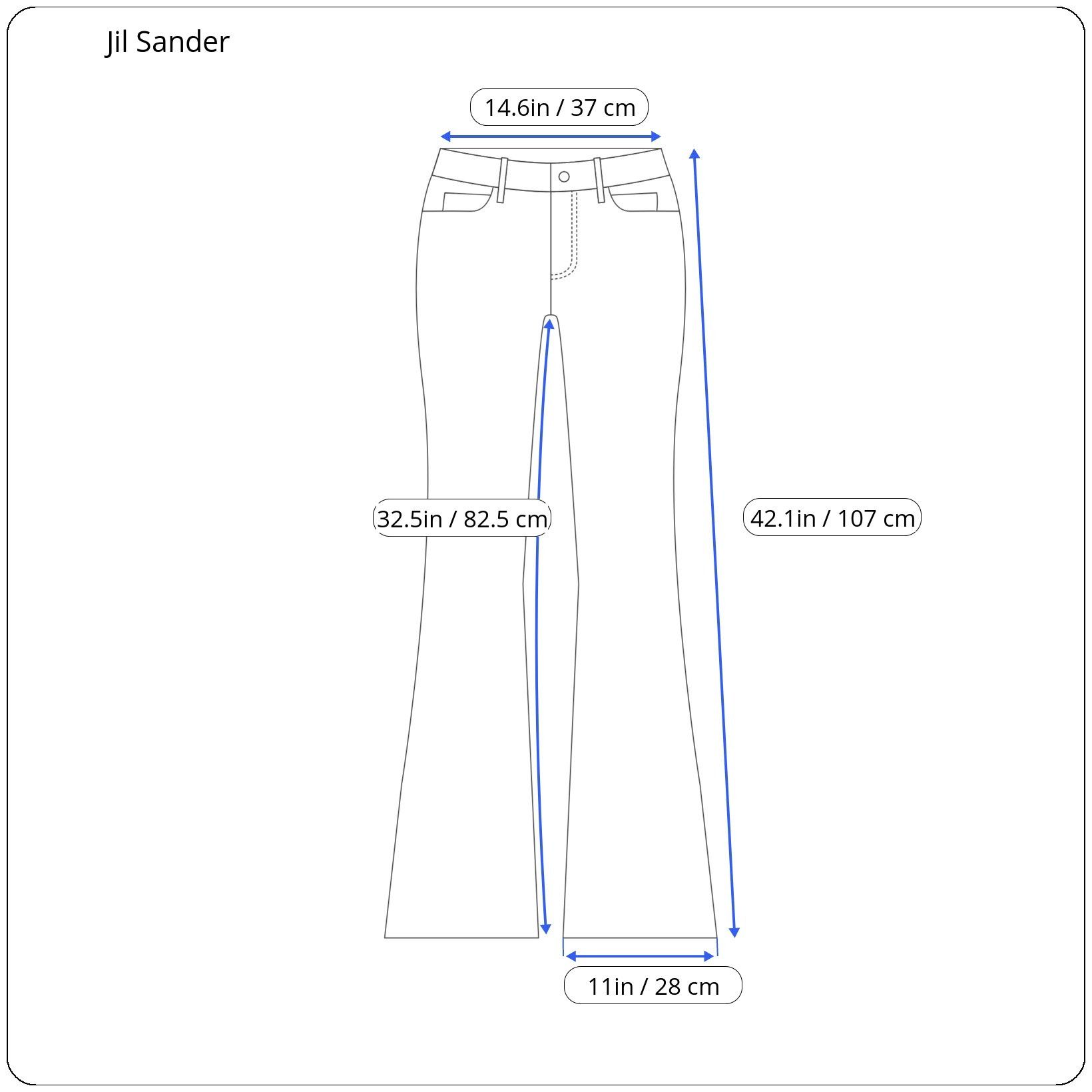 Jil Sander ⚡️QUICK SALE⚡️ Jil Sander Wide Leg Black Wool Pants Trousers Size 27" / US 4 / IT 40 - 6 Thumbnail