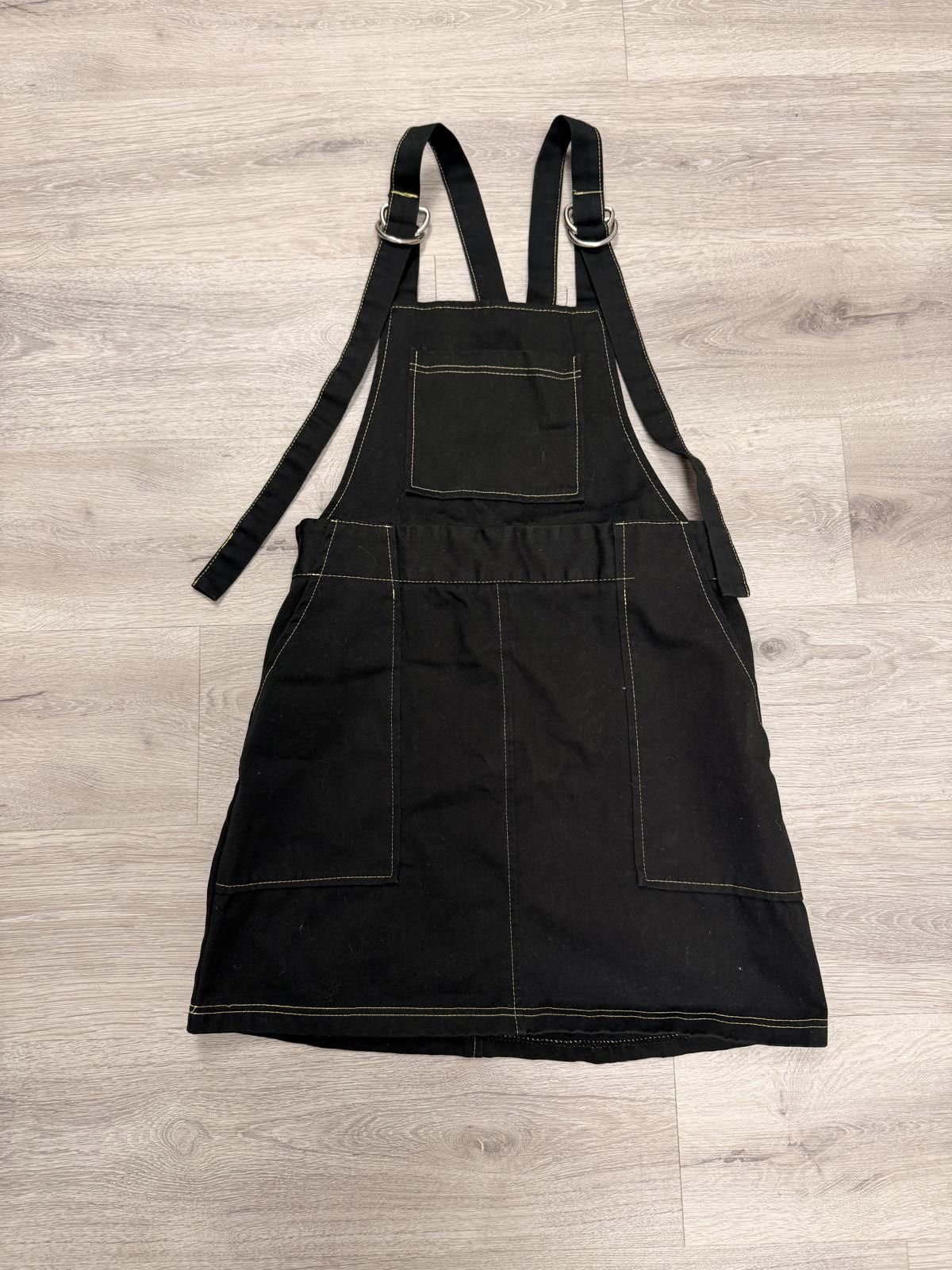 The Ragged Priest The Ragged Priest Black Denim Dungaree Overall Dress Size S / US 4 / IT 40 - 2 Thumbnail