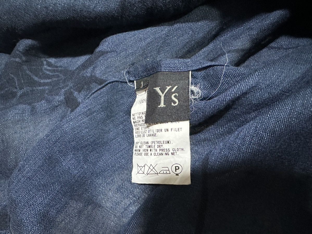 Y's 🔥Vintage Y’s Linen Shirt Floral Embossed Size US S / EU 44-46 / 1 - 6 Thumbnail