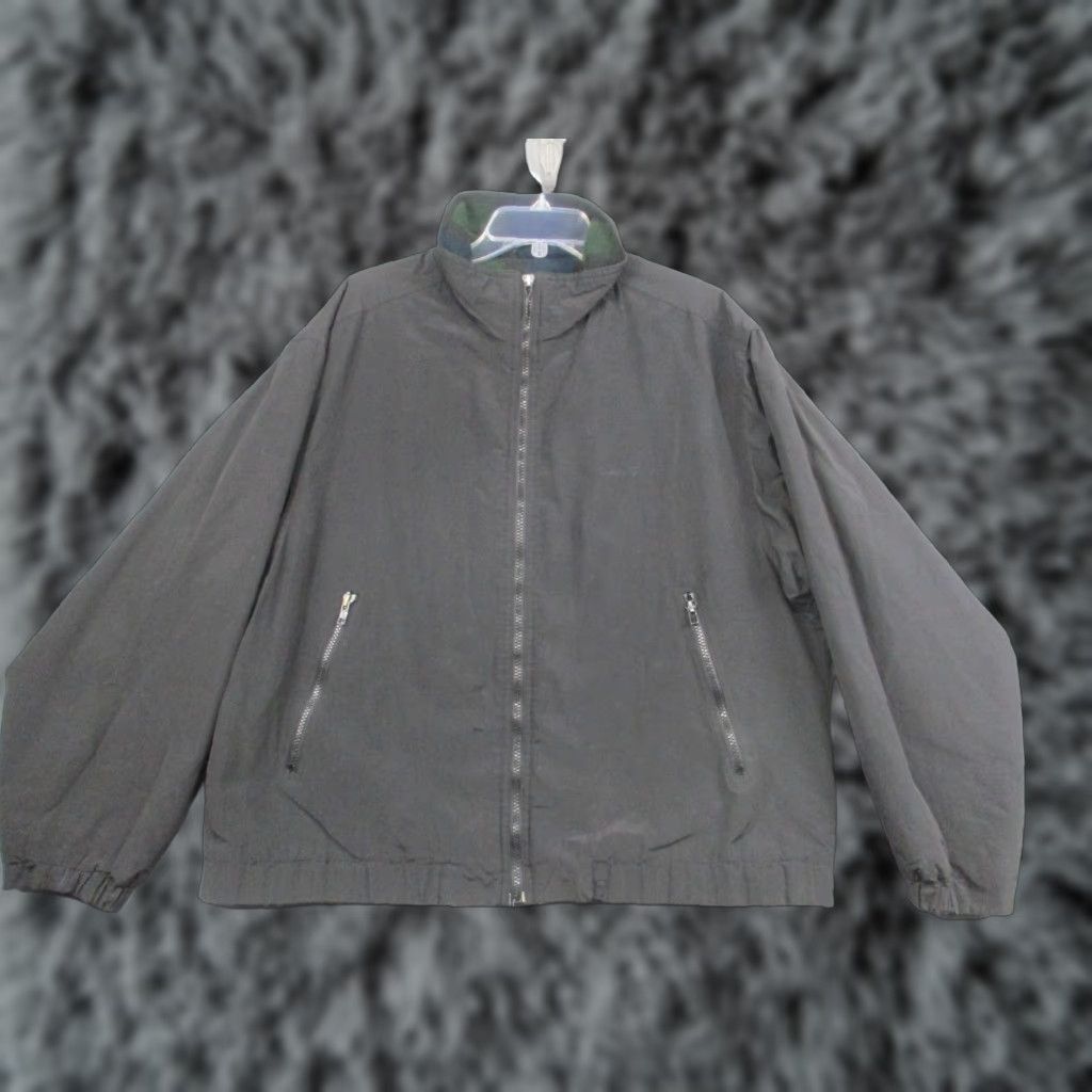 Eddie Bauer VINTAGE Eddie Bauer Jacket Mens M Black Nylon Polartec Fleece Lined 90s Windbreaker Size US M / EU 48-50 / 2 - 1 Thumbnail