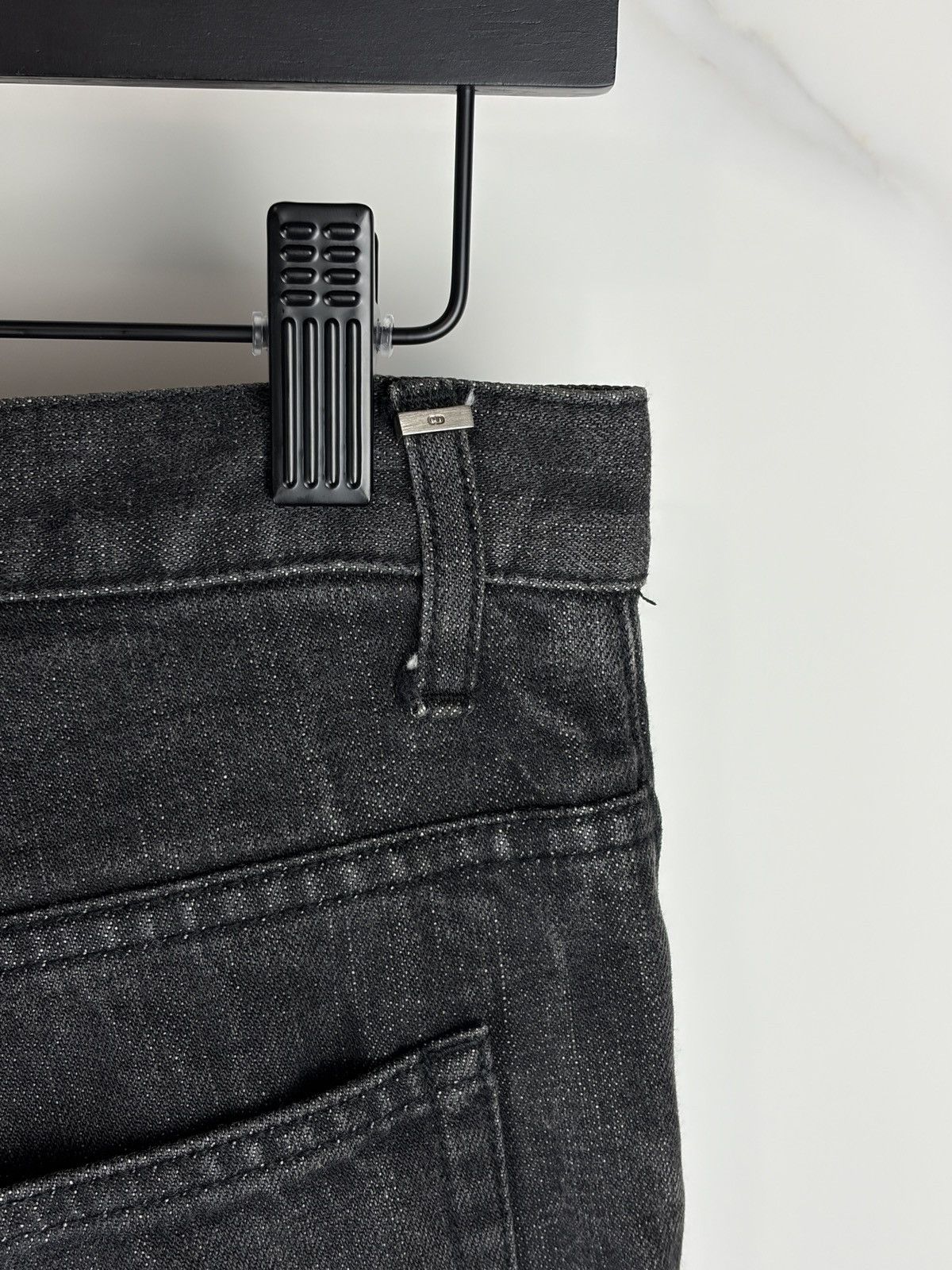 Dior SS09 Dior Homme Washed Black Denim Jeans Kris Van Assche Size US 28 / EU 44 - 5 Thumbnail