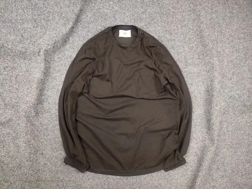 Folk Folk design minimalistic Brown Cotton Long sleeve Size US M / EU 48-50 / 2 - 1 Thumbnail
