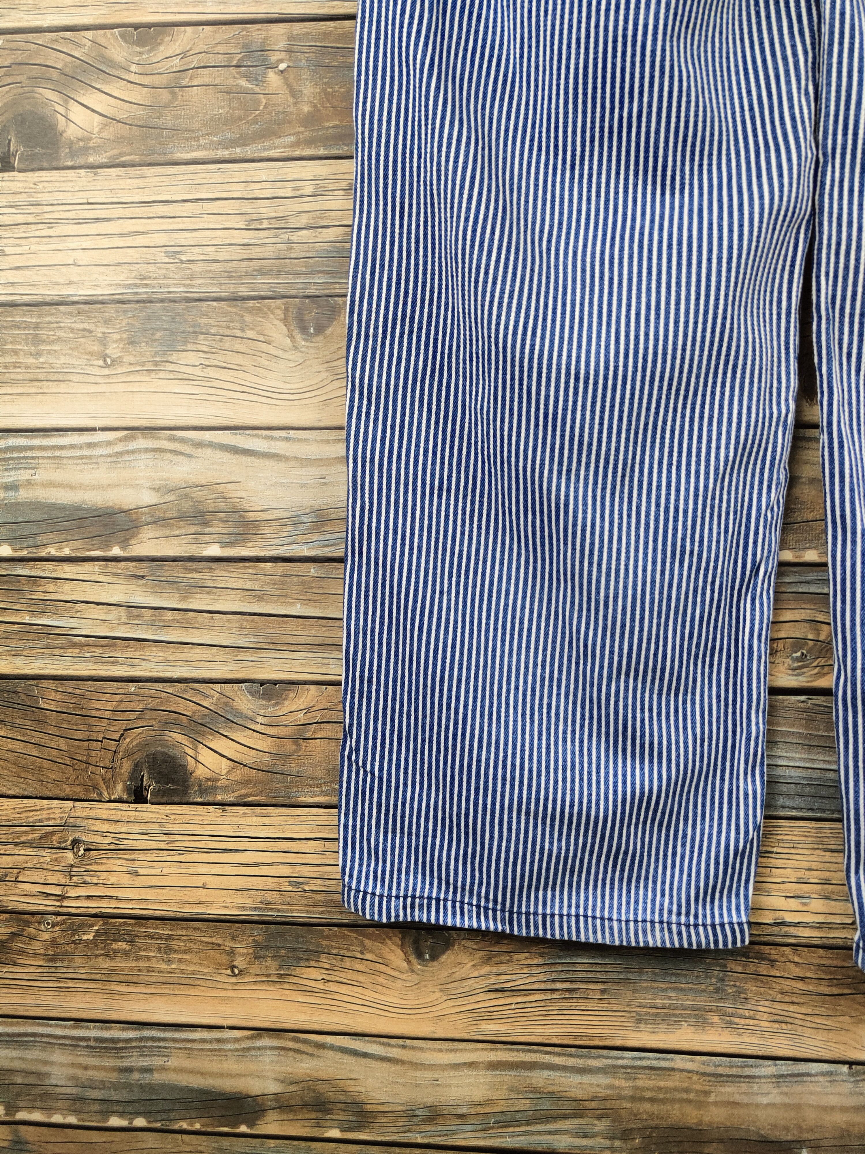 Japanese Brand Mini Valman Blue White Multipocket Jumpsuits #S2929 Size 28" / US 6 / IT 42 - 17 Thumbnail