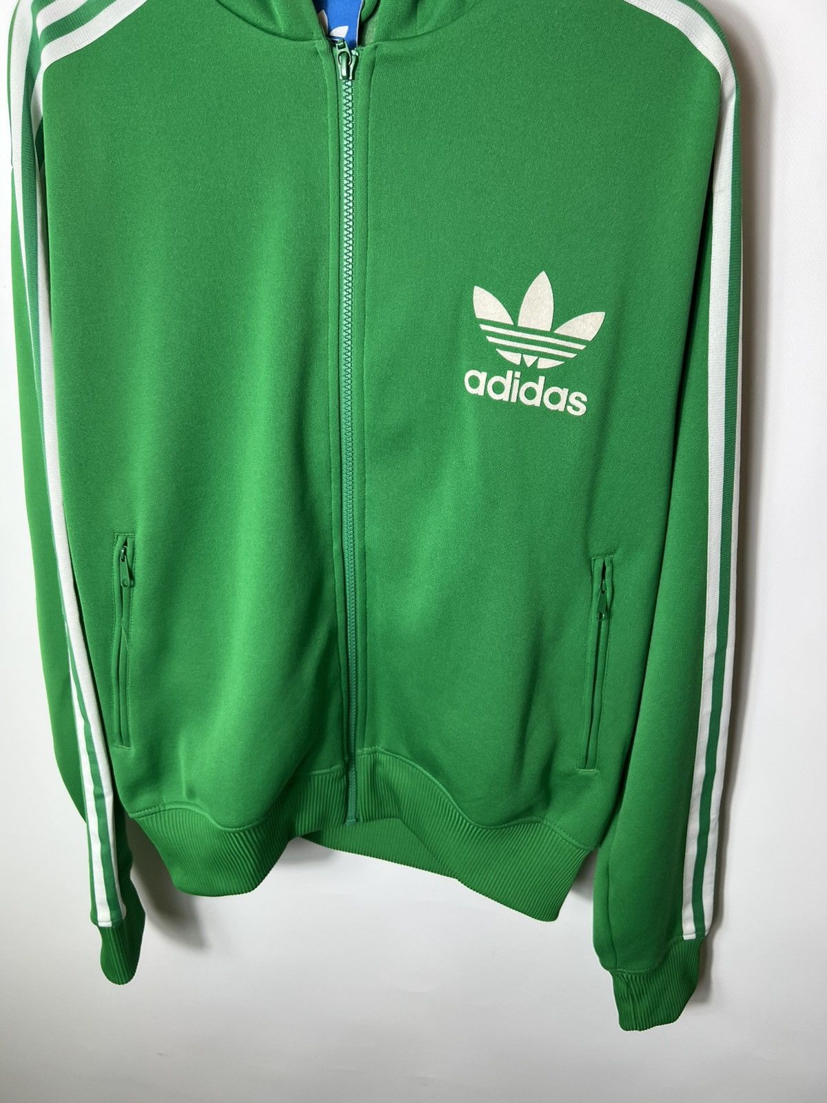 Adidas Vintage streetwear y2k hype Adidas Zip Hoodie Green Size US L / EU 52-54 / 3 - 3 Thumbnail