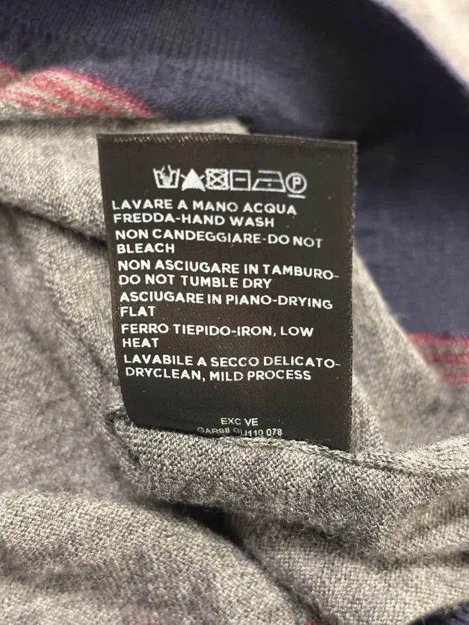 Gucci 2010s Gucci Grey Wool Contrast Classy Sweater Size US M / EU 48-50 / 2 - 11 Thumbnail