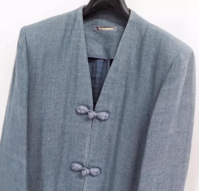 Issey Miyake issey miyake Chinese-style button-down linen coat Size US M / EU 48-50 / 2 - 3 Thumbnail