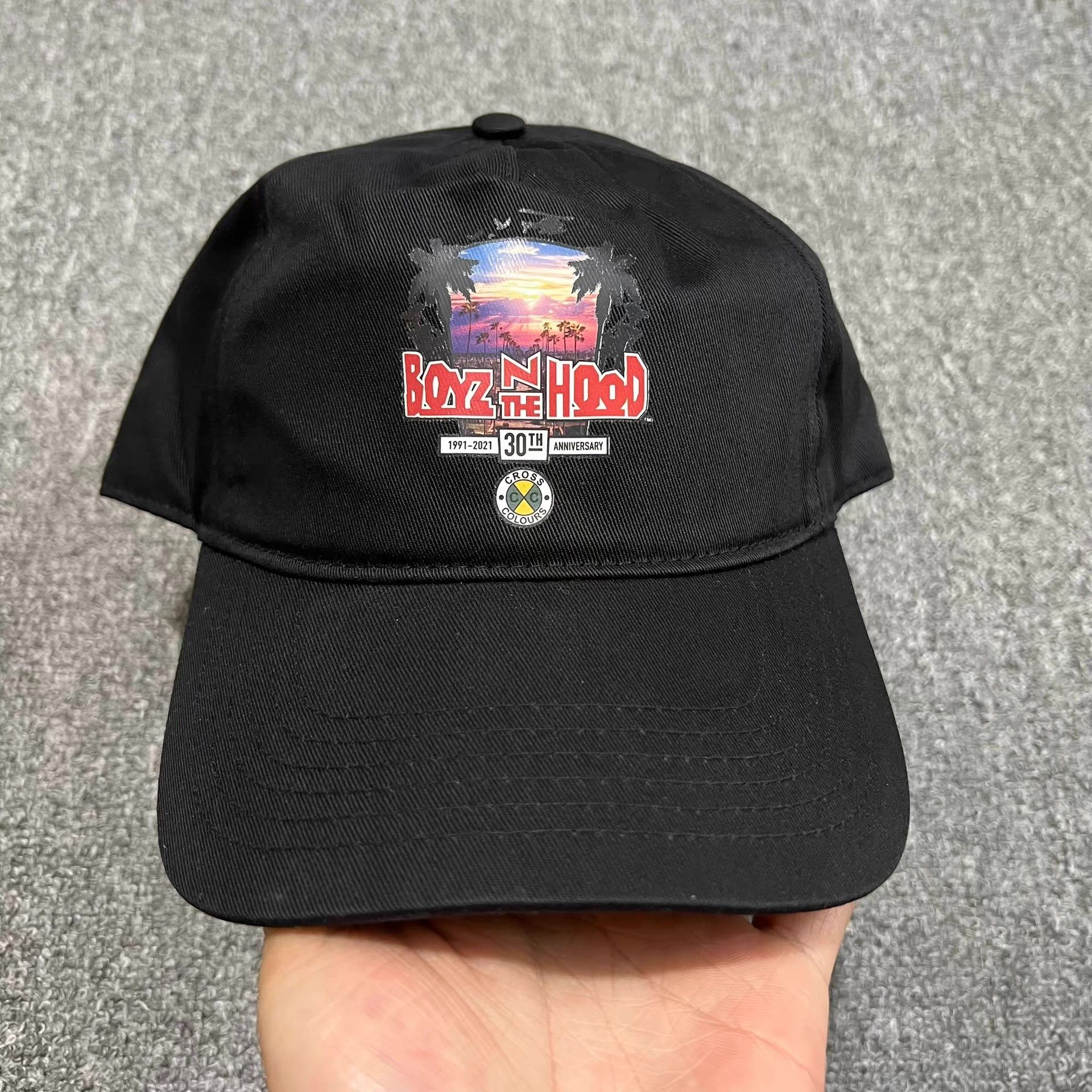 Cross Colours Cross Colours 30th Anniversary Curved Brim Baseball Cap Q7 Size ONE SIZE - 1 Thumbnail