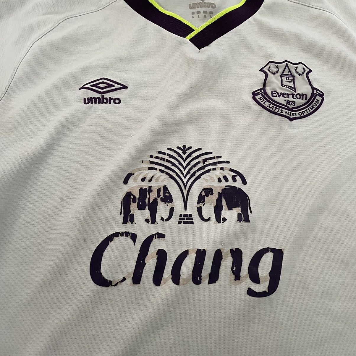 Umbro Match worn Umbro Everton Home Shirt Chang jersey tee Size US L / EU 52-54 / 3 - 2 Thumbnail