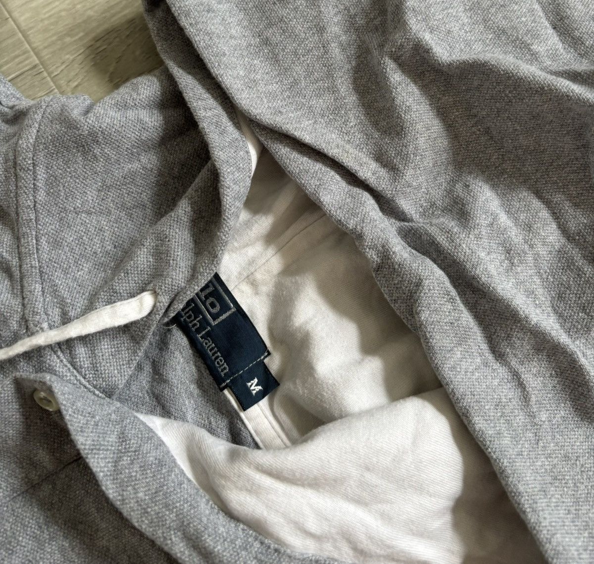 Polo Ralph Lauren × Vintage Polo Ralph Lauren Hooded Long Sleeve Rugby Size US M / EU 48-50 / 2 - 3 Thumbnail