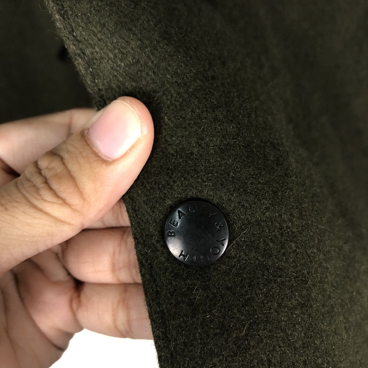 Issey Miyake 🔥Vintage Biker Jacket Wool Beauty & Youth United Arrow Size US L / EU 52-54 / 3 - 17 Thumbnail