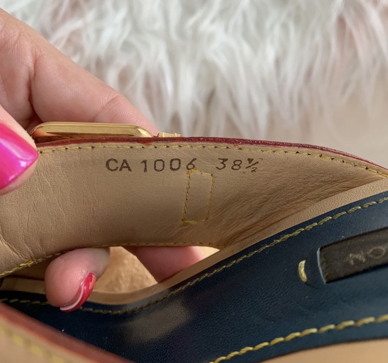 Louis Vuitton Louis Vuitton Blue Denim Monogram Espadrille Wedges Size US 8.5 / IT 38.5 - 2 Thumbnail