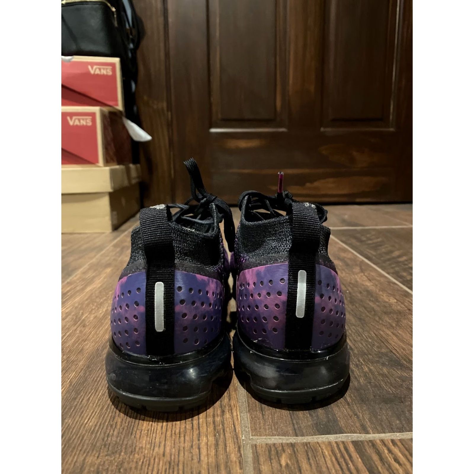Nike Nike Mens VaporMax Vapormax 2 Midnight Purple Size 9 942842-013 2018 Vapormax Sneaker Mens Purple Shoes Good Used Condition Size US 9 / EU 42 - 4 Thumbnail