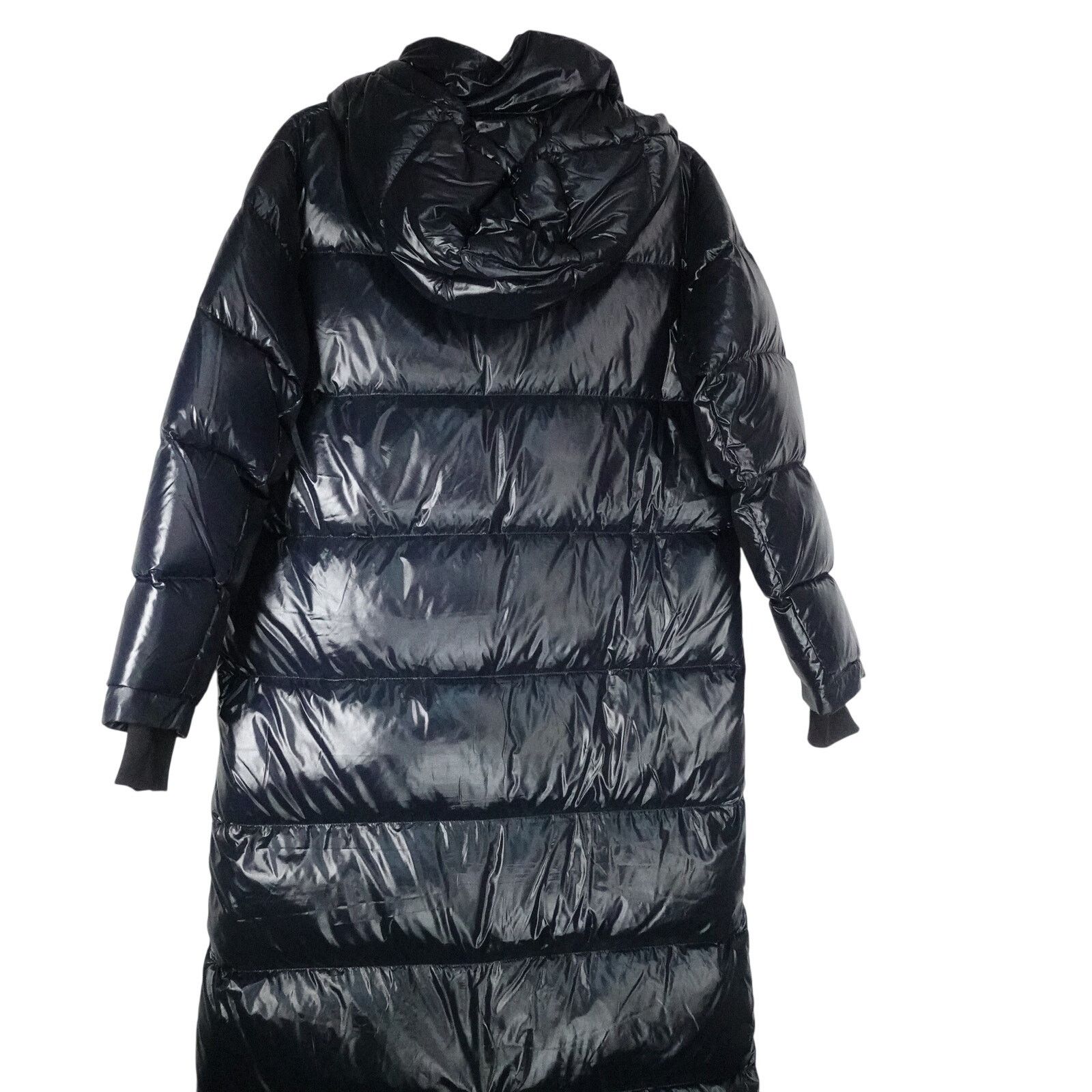 Quince EUC Quince Small Responsible Down Long Puffer Shiny Black Size S / US 4 / IT 40 - 12 Thumbnail
