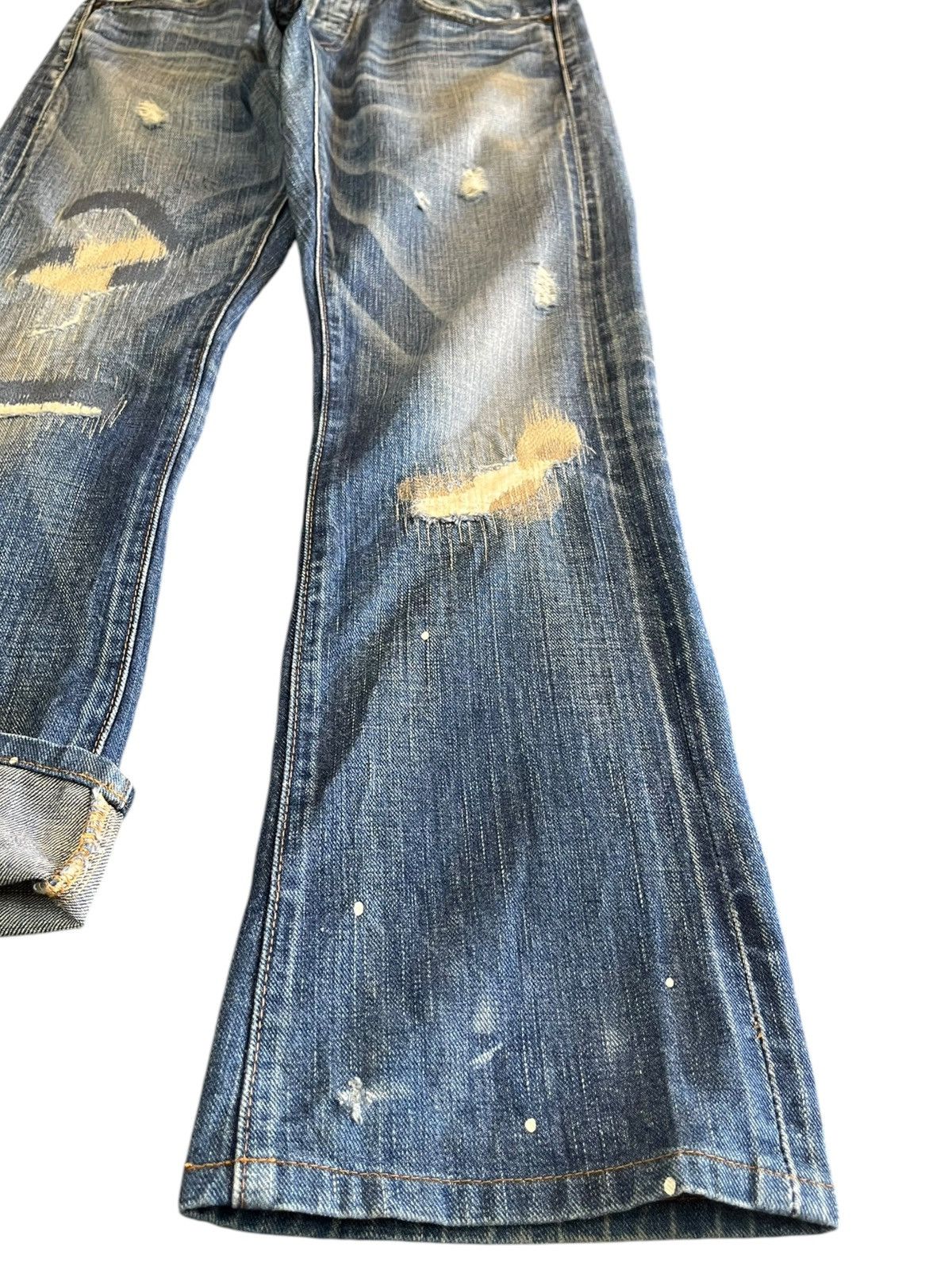 Johnbull × KOJIMA GENES × Kaihara Denim Vintage JohnBull Selvedge Reconstructed Denim Size US 30 / EU 46 - 5 Thumbnail