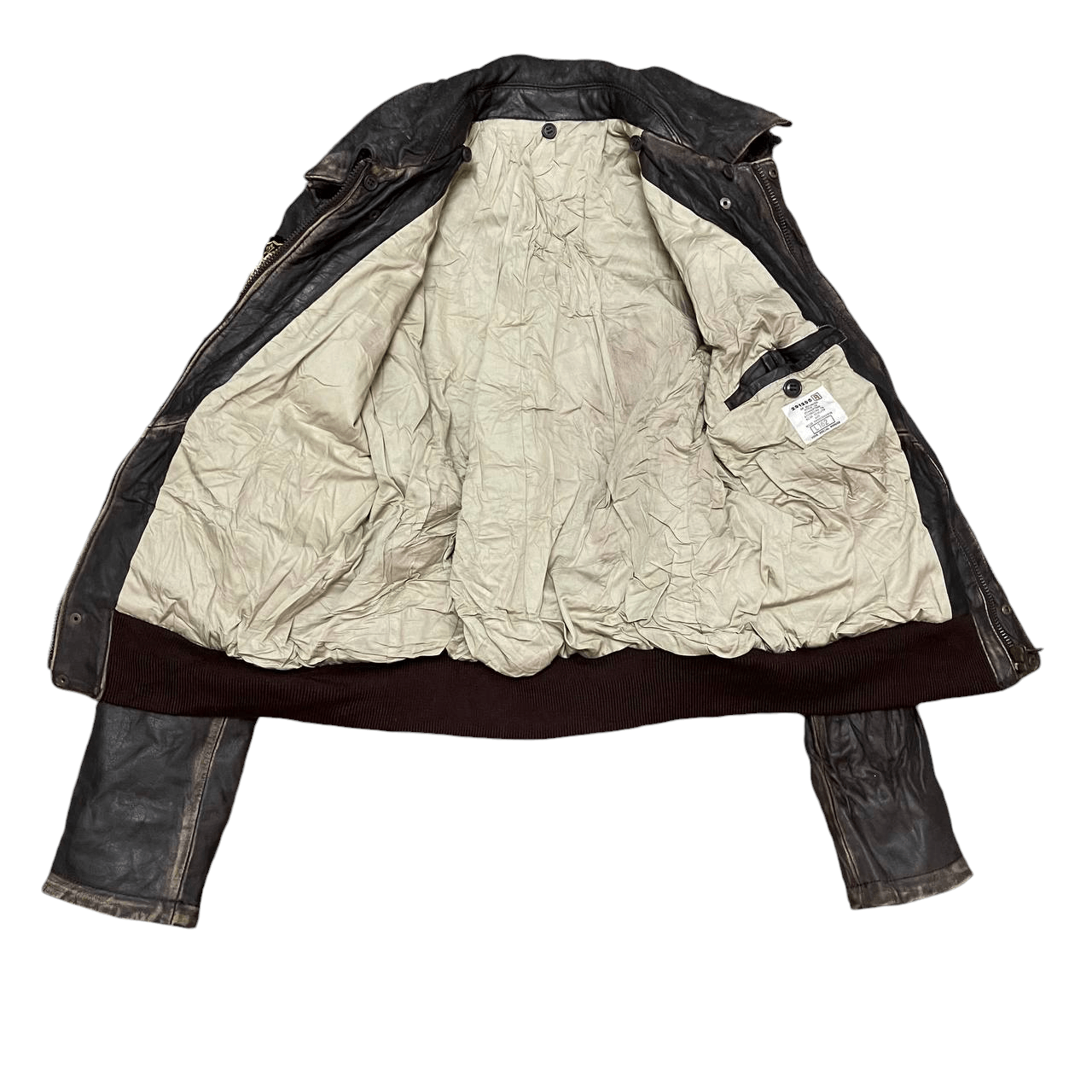 291295=Homme Vintage 291295 Homme Cowhide Military Couture Jacket Size US S / EU 44-46 / 1 - 10 Thumbnail