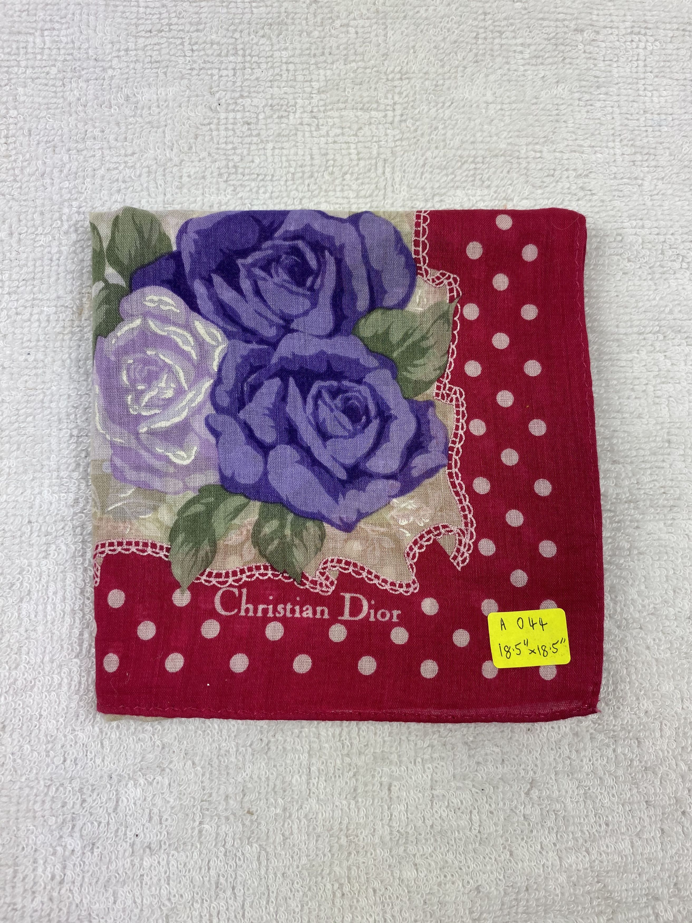 Vintage Christian DIor Handkerchief / Bandana / Neckerchief Size ONE SIZE - 6 Thumbnail