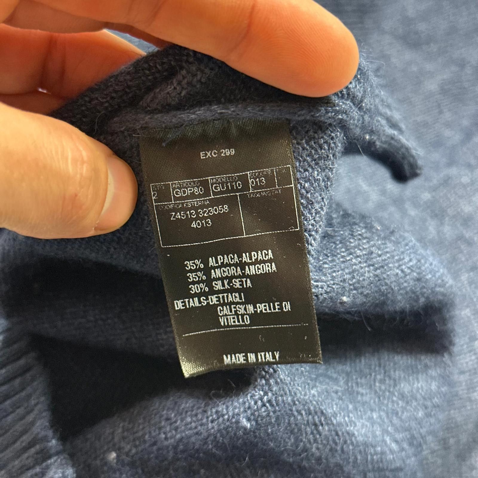 Gucci Gucci Mélange Alpaca & Angora Silk Logo Knit Jumper - S Size US S / EU 44-46 / 1 - 4 Thumbnail