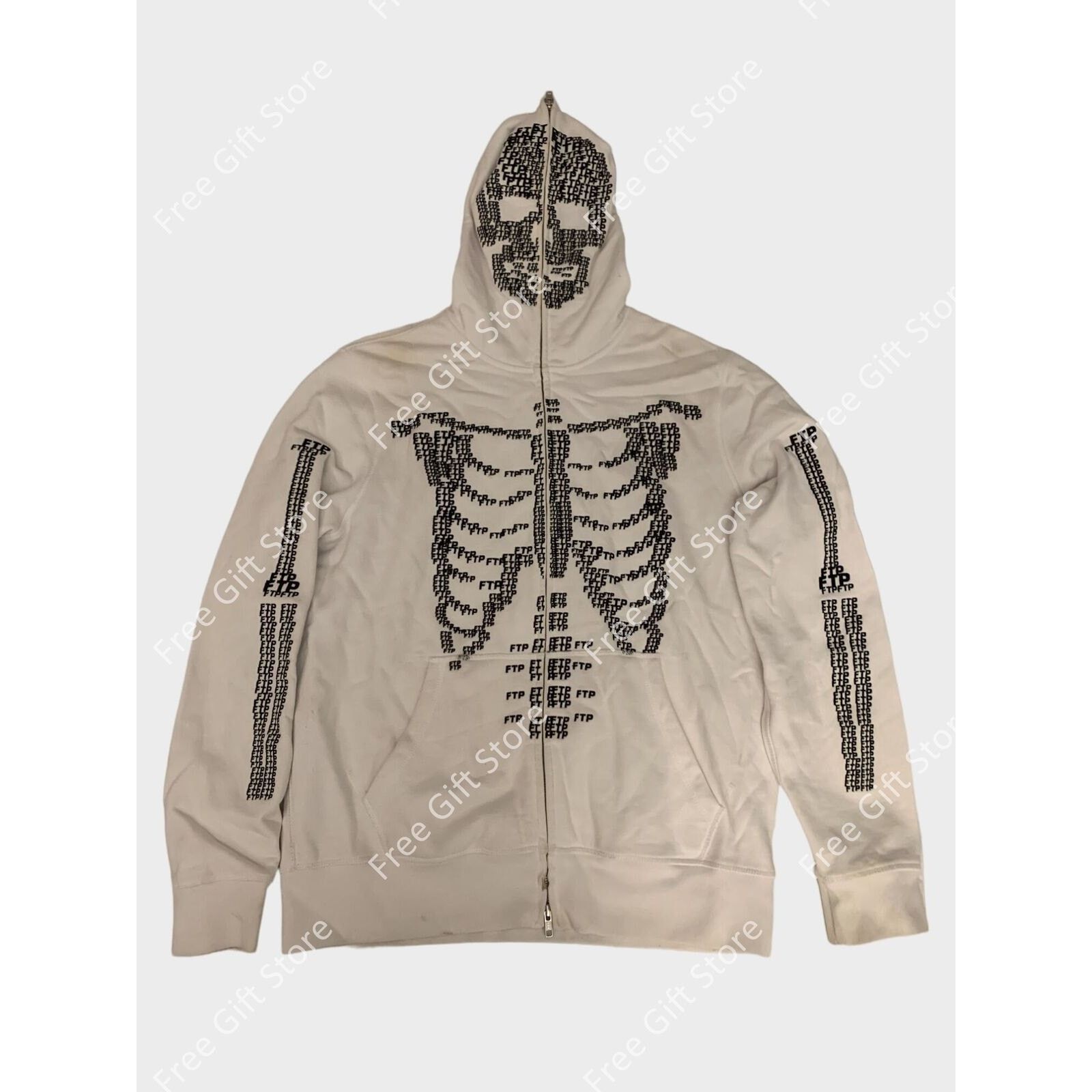 FTP FULL SKELTON purchases HOODIE