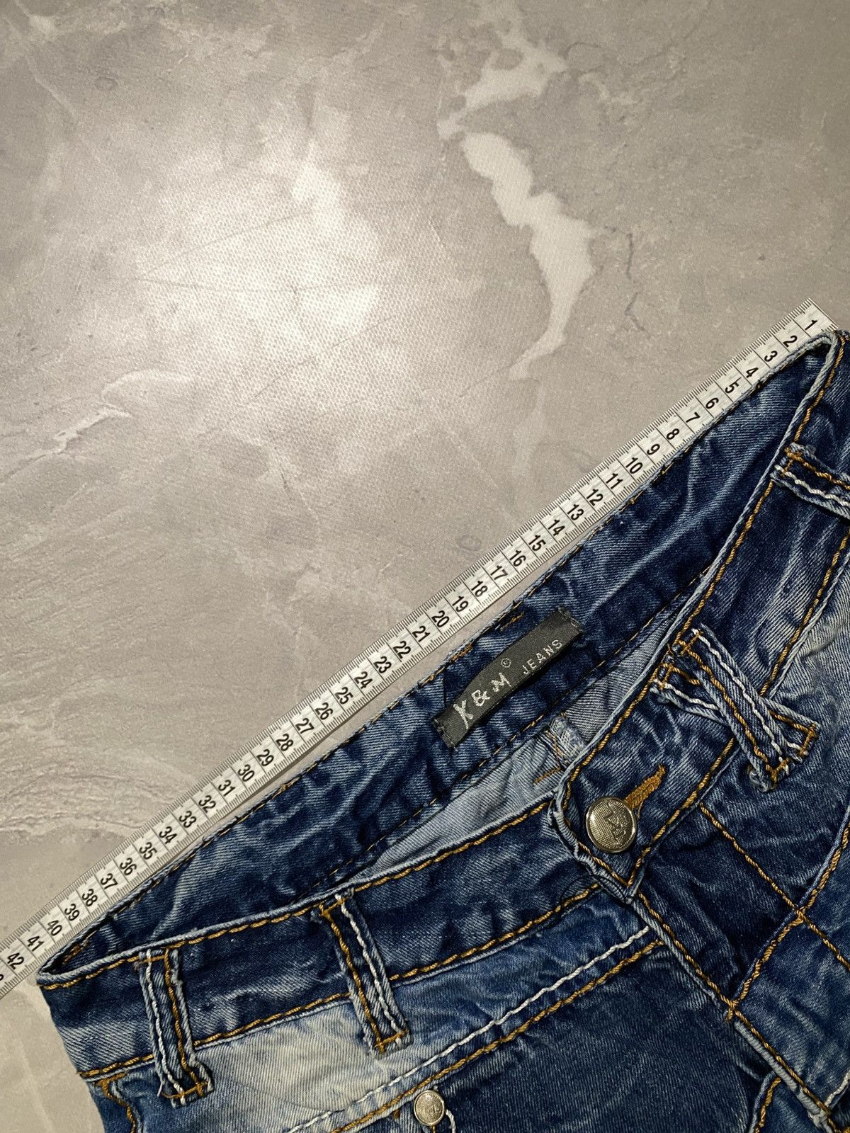 Japanese Brand WOW Avan Slim Fit Jeans Hysteric Glamour Style- archive y2k Size US 31 - 7 Thumbnail