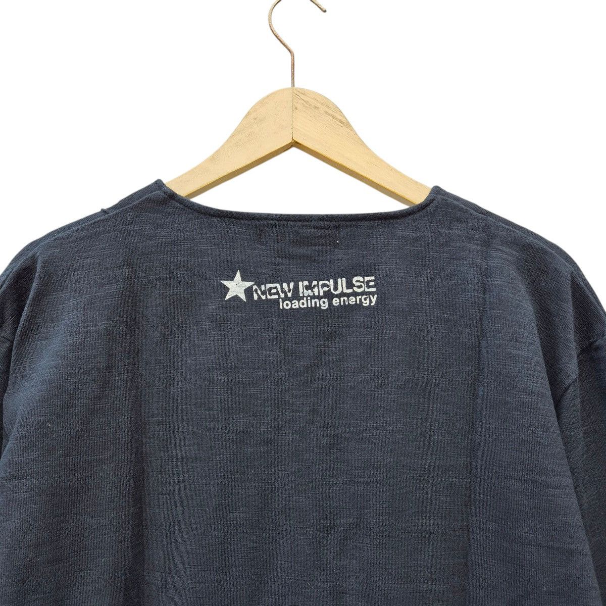 If Six Was Nine × Japanese Brand × Le Grande Bleu (L.G.B.) Dangerous warning poem longsleeve Size US L / EU 52-54 / 3 - 5 Thumbnail