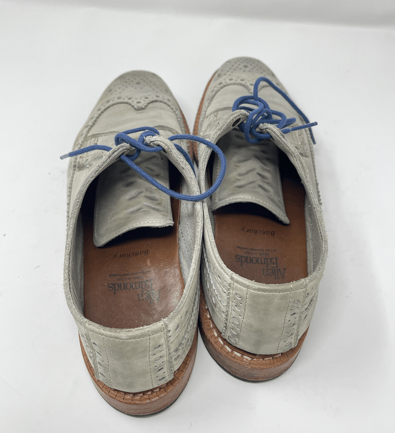 Allen Edmonds Allen Edmonds Banchory Gray Nubuck Oxford Shoes 8 / 8.5 Size US 8 / EU 41 - 8 Thumbnail