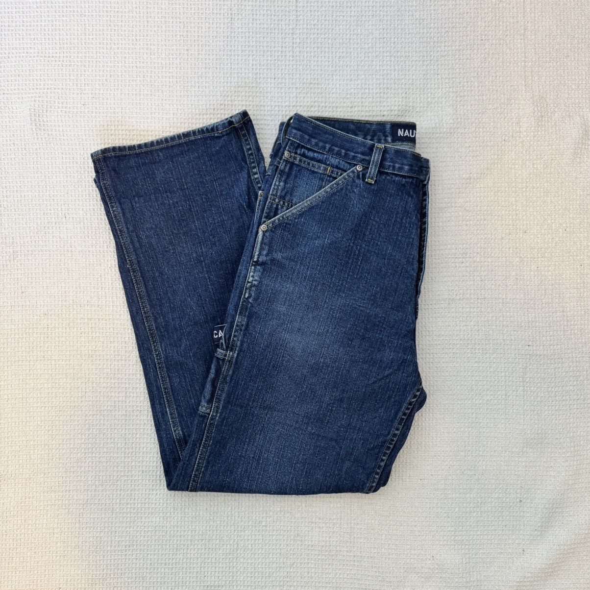 Vintage Vintage Nautica Carpenter Denim Jeans Size US 34 / EU 50 - 2 Thumbnail