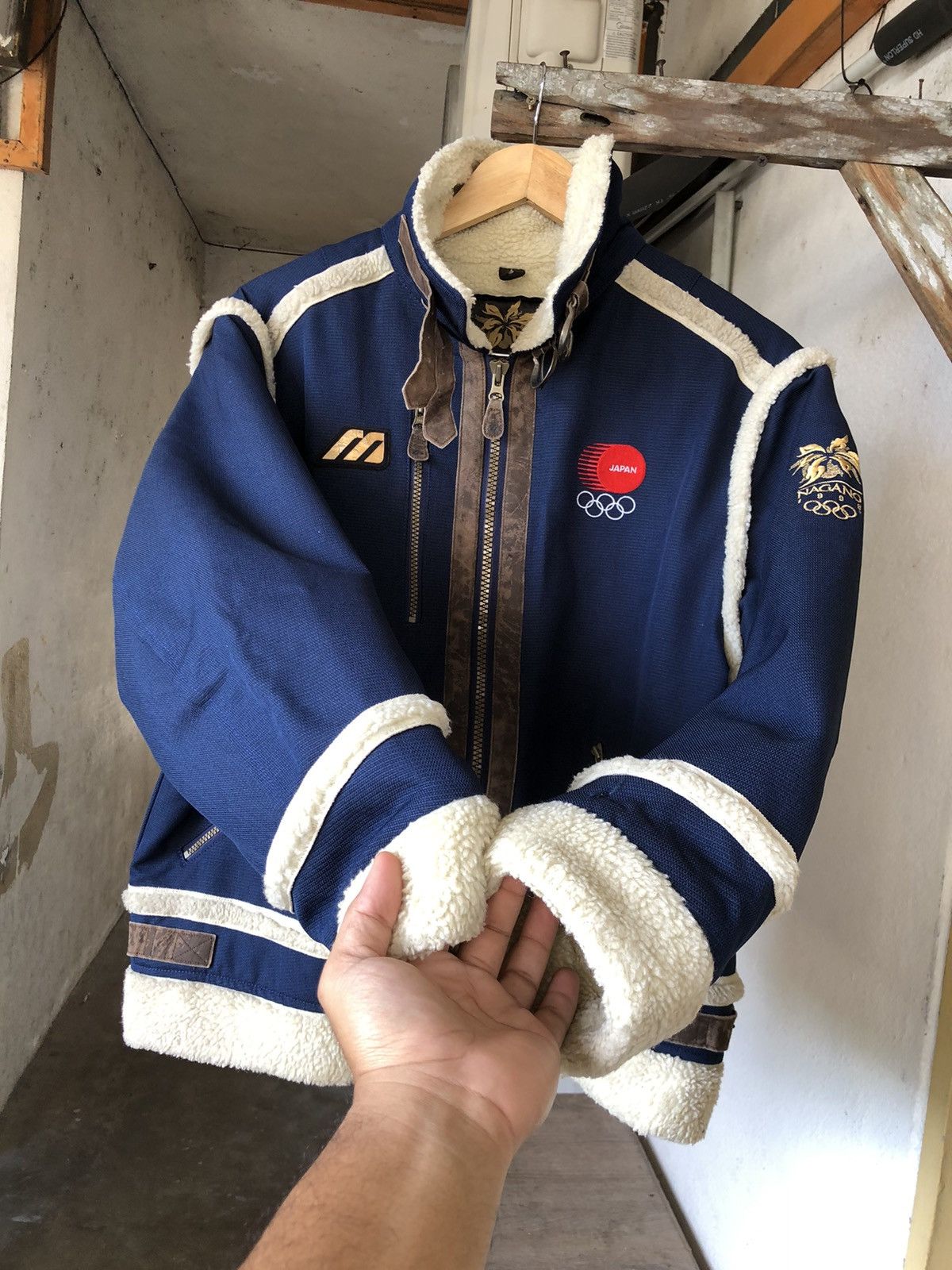 Vintage Vintage Mizuno 1998 Nagano Olympic Winter Jacket Japan Teams Size US M / EU 48-50 / 2 - 14 Thumbnail