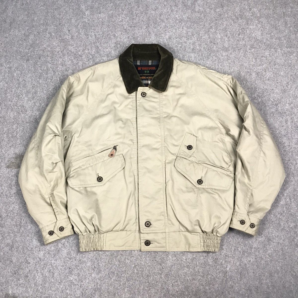 Designer × Japanese Brand × McGregor McGregor bomber button design style jacket Size US M / EU 48-50 / 2 - 2 Thumbnail