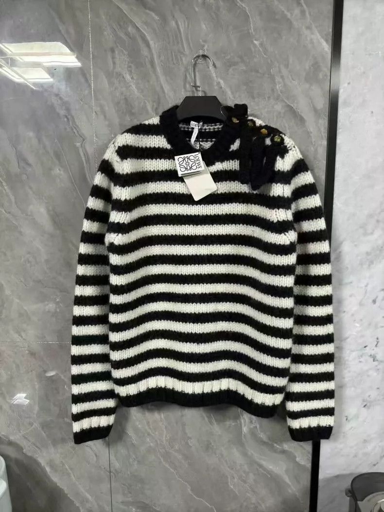 Loewe LOEWE Striped wool sweater Size M / US 6-8 / IT 42-44 - 1 Thumbnail