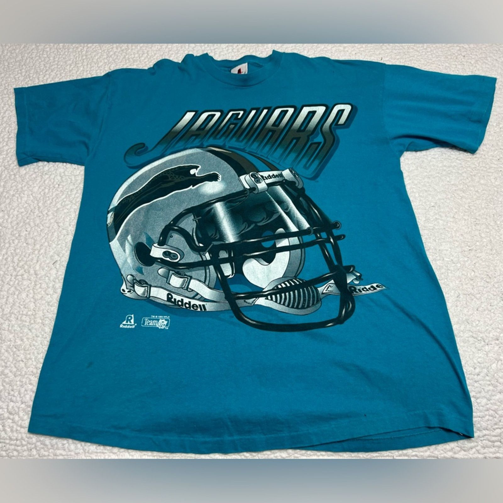 Riddell Vintage Jacksonville Jaguars Shirt Riddell SZ XL Banned Logo Size US XL / EU 56 / 4 - 3 Thumbnail