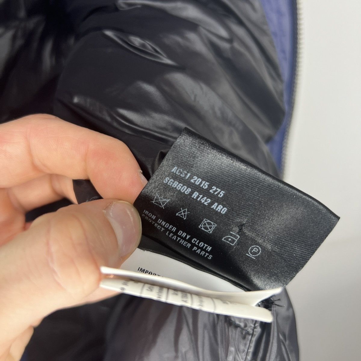 Prada Rare Prada Moto Nylon Plain Logo Down Jacket Puffer (SGB608) Size US L / EU 52-54 / 3 - 17 Thumbnail