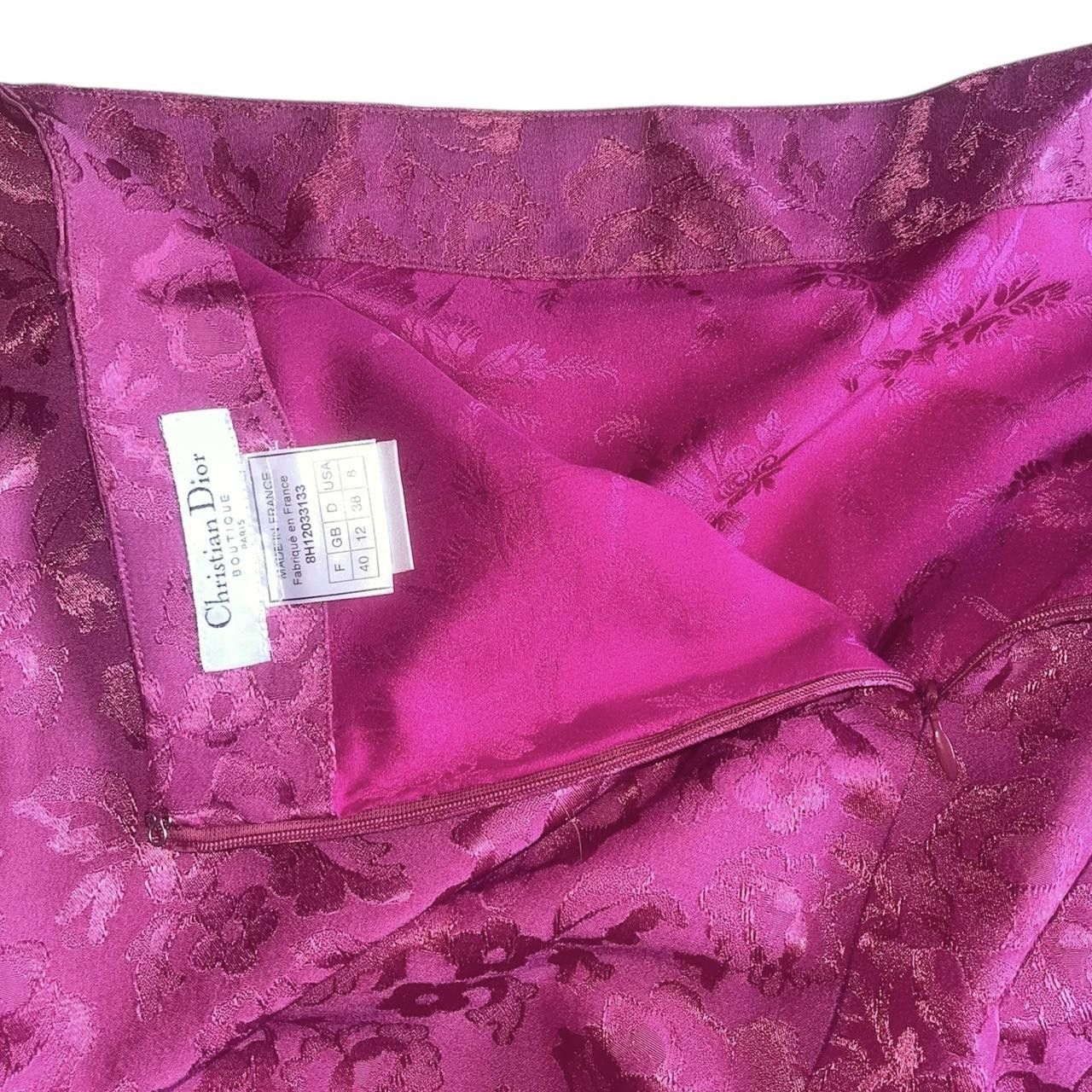 Dior Vintage 1998 A/W by John Galliano Floral Skirt Size 32" / US 10 / IT 46 - 5 Thumbnail