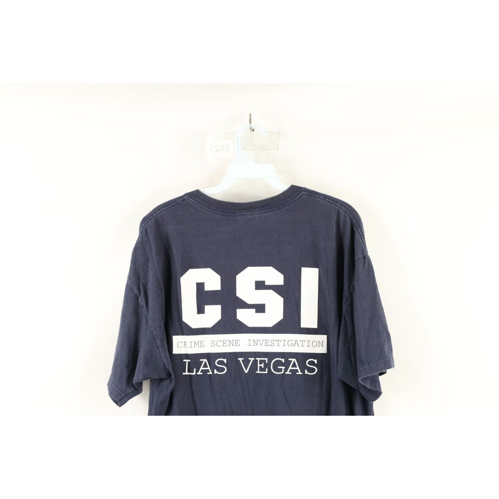 Vintage Vintage Streetwear Faded Spell Out CSI Las Vegas T-Shirt Size US XL / EU 56 / 4 - 8 Thumbnail
