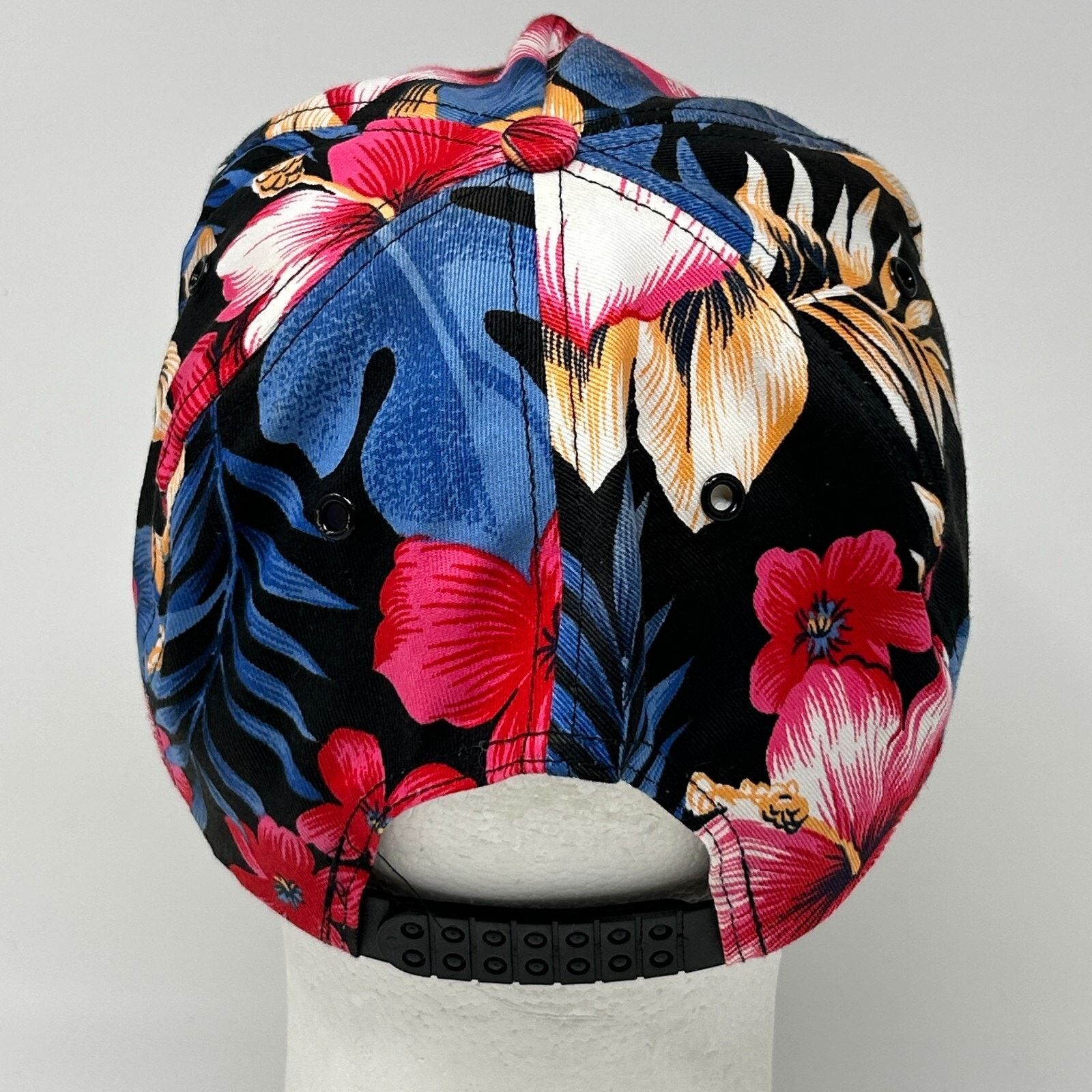 Vintage Vintage 80s Raychem Floral Hat Baseball Cap Hawaiian Black Size ONE SIZE - 3 Thumbnail