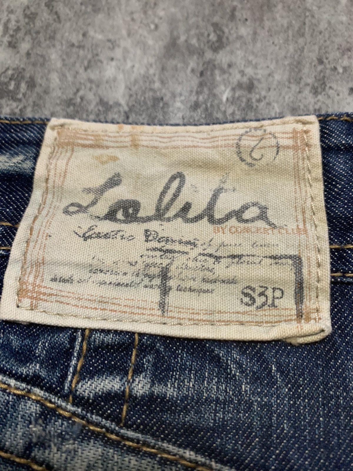 Tornado Mart Y2K Yoshitomo Nara x Lolita Acid Wash Clawmark Super Flare Size US 32 / EU 48 - 12 Thumbnail