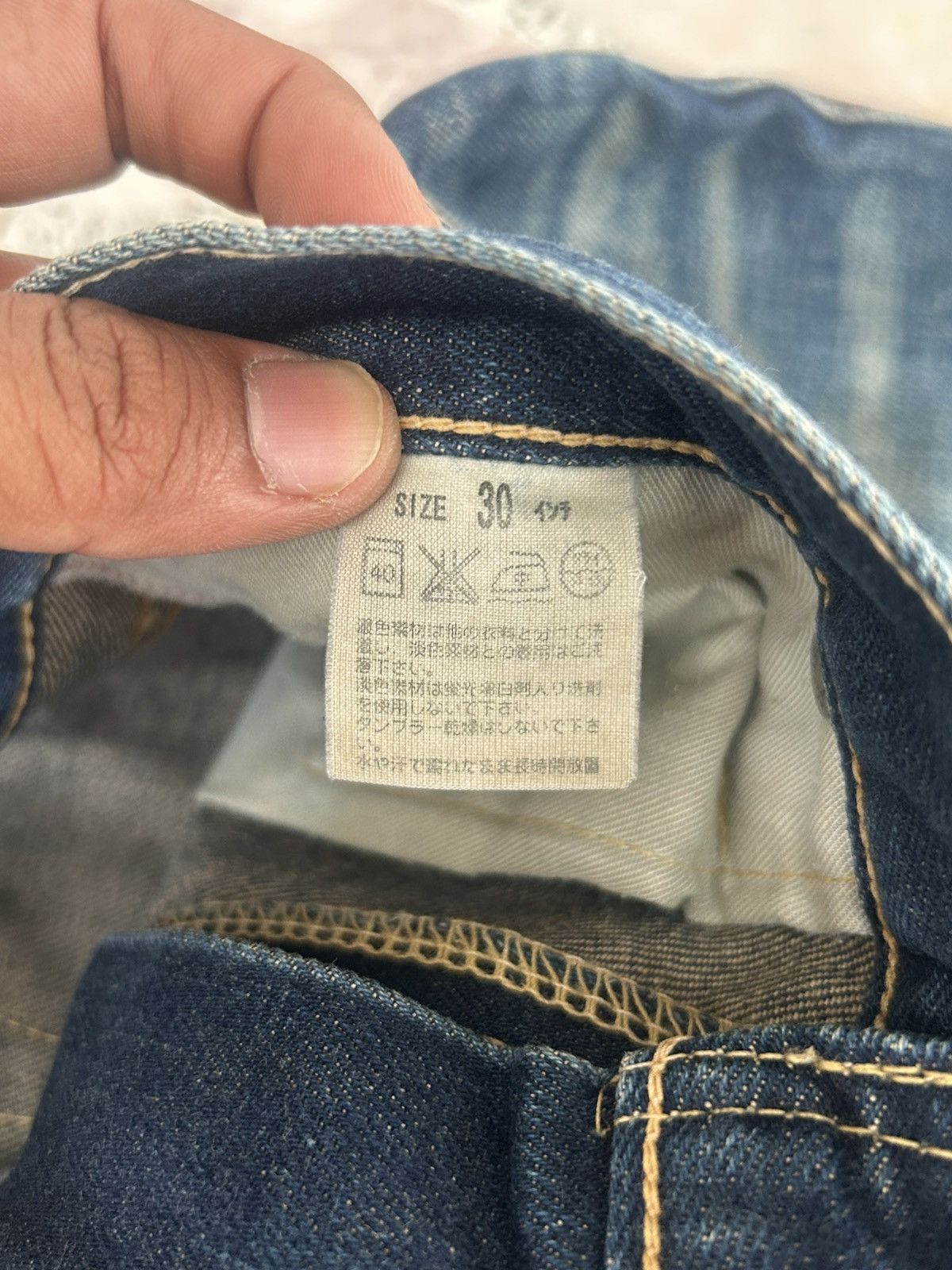 Levi's Levis Japan Ripped Vintage 502 Selvedge Redtab Denim Size US 30 / EU 46 - 15 Thumbnail