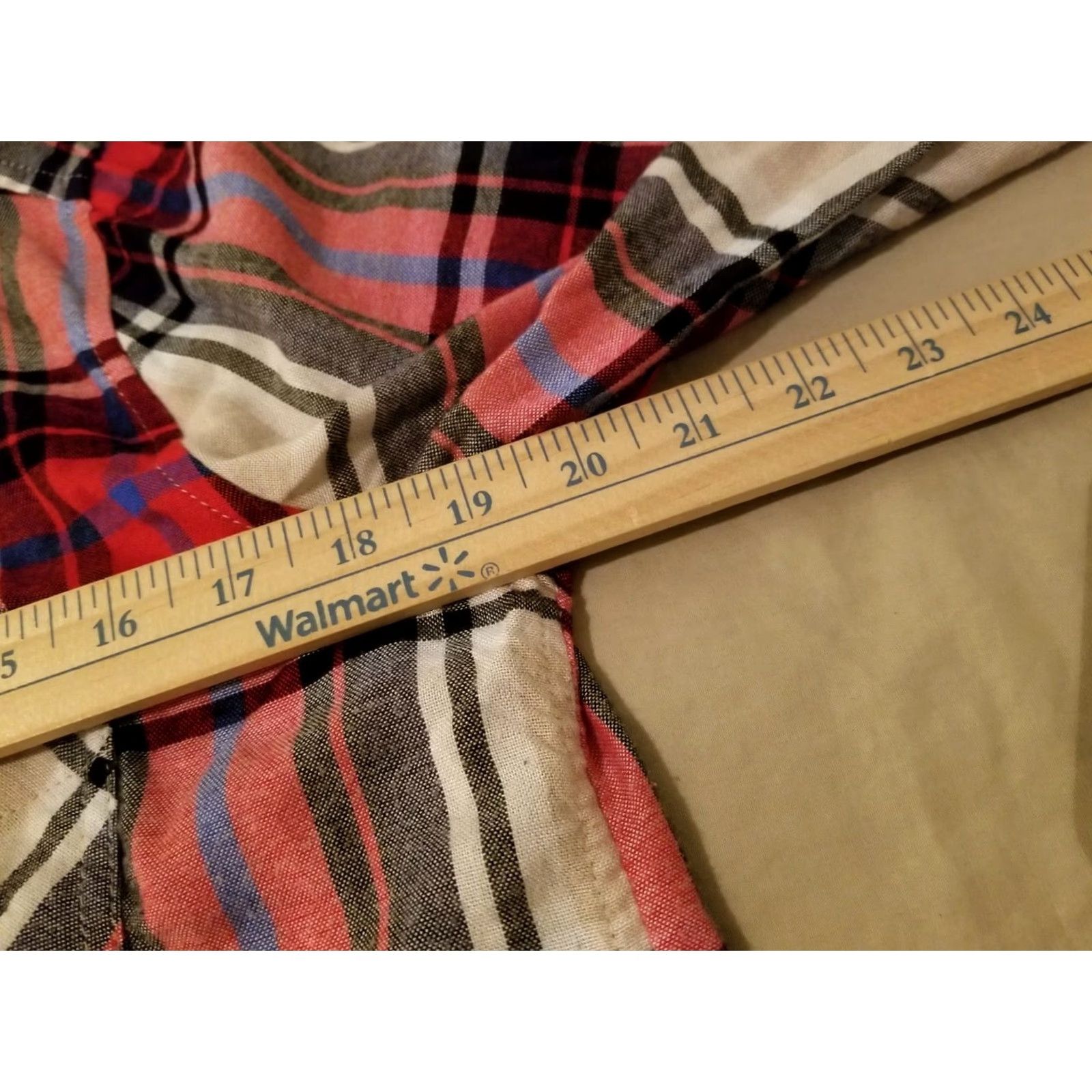 American Eagle Outfitters Womens American Eagle Outfitters Blouse Shirt M Red Cotton Button Dress-Style Top Size M / US 6-8 / IT 42-44 - 6 Thumbnail