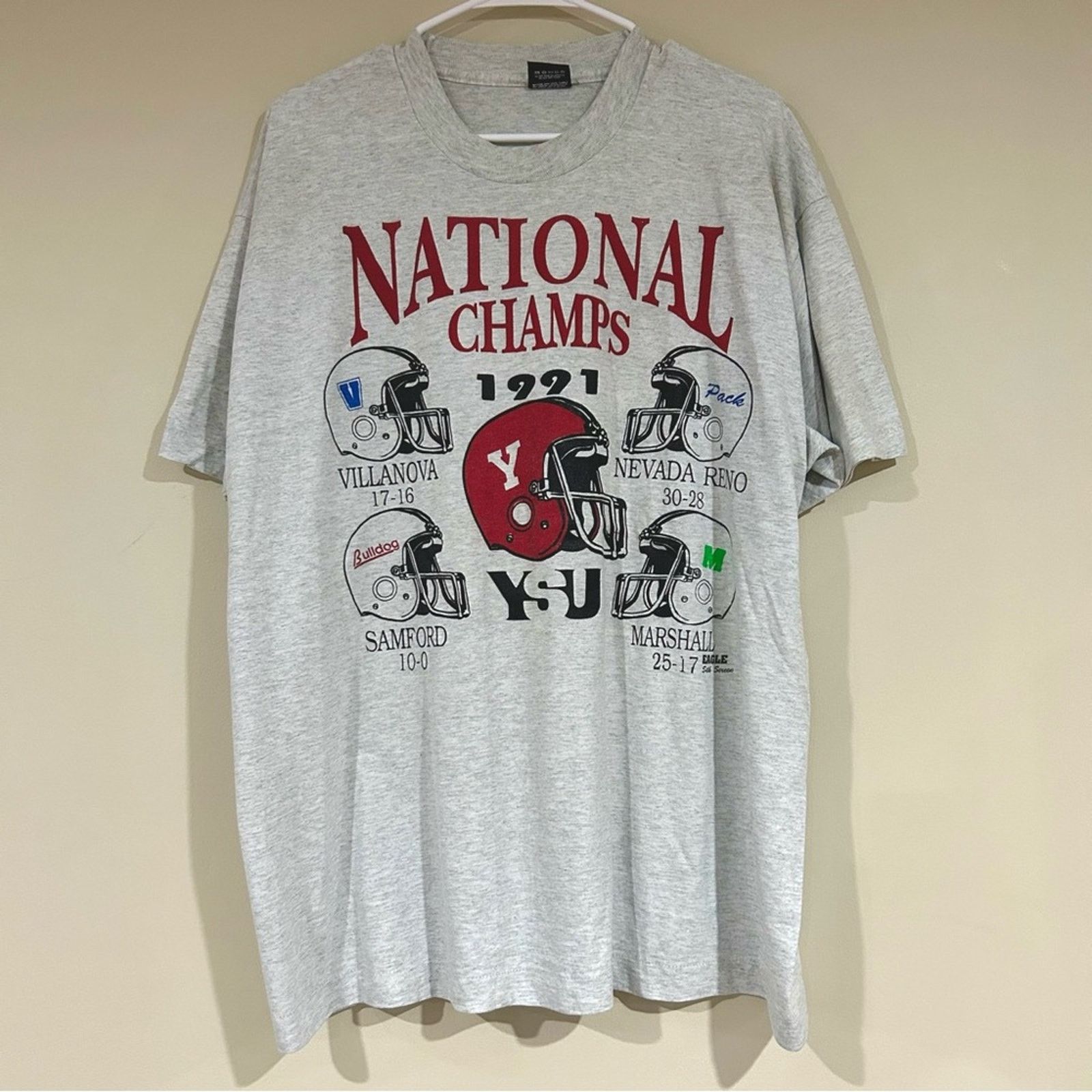 Other Vintage 1991 Youngstown State Football National Champs Shirt Size US XXL / EU 58 / 5 - 1 Thumbnail