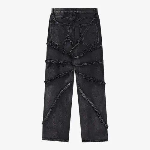 VIBE Opium Stacked Embroidered Denim Jeans Size US 30 / EU 46 - 7 Thumbnail