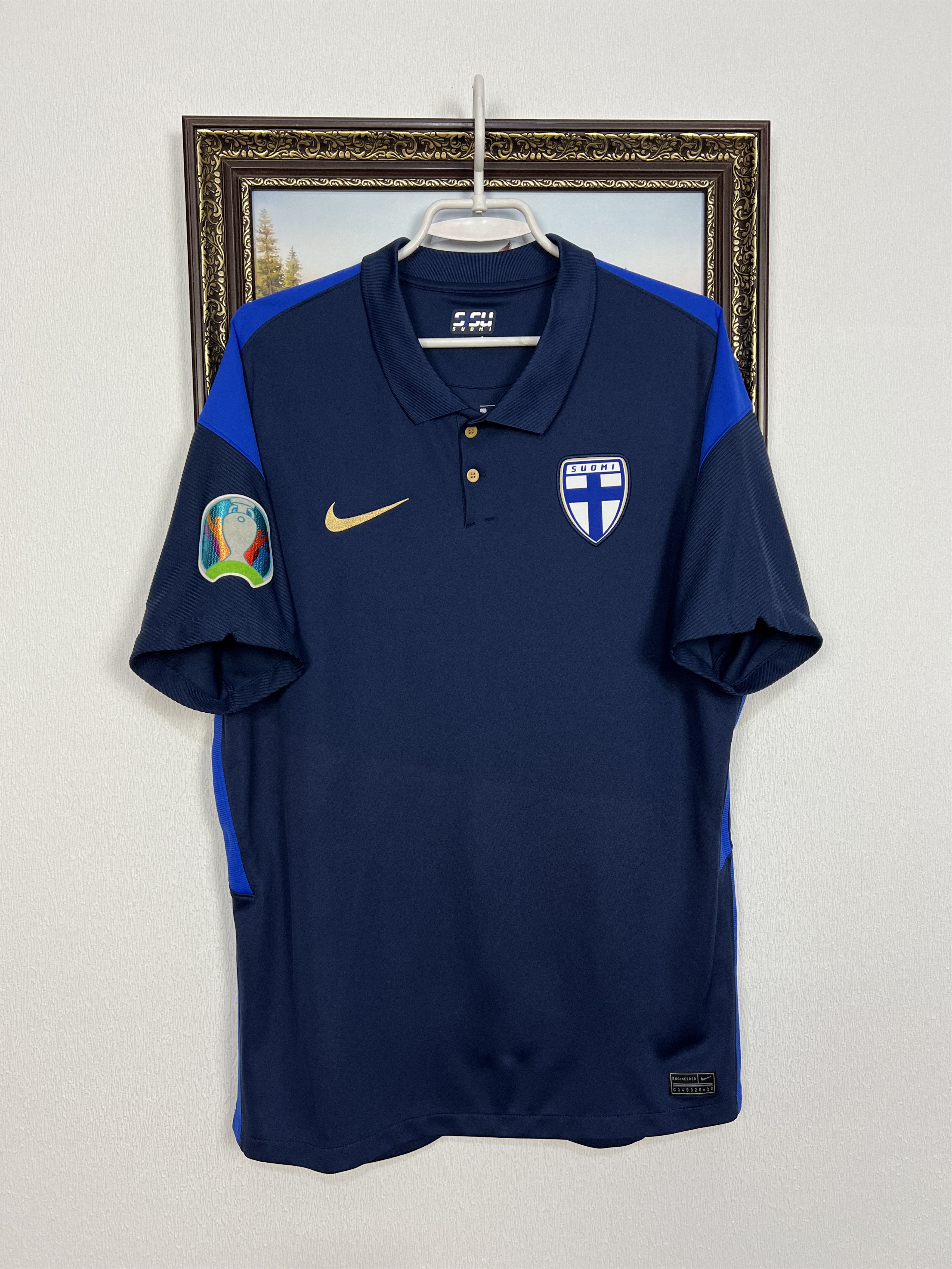 Finland football shirt National Jersey Trikot Player Issue