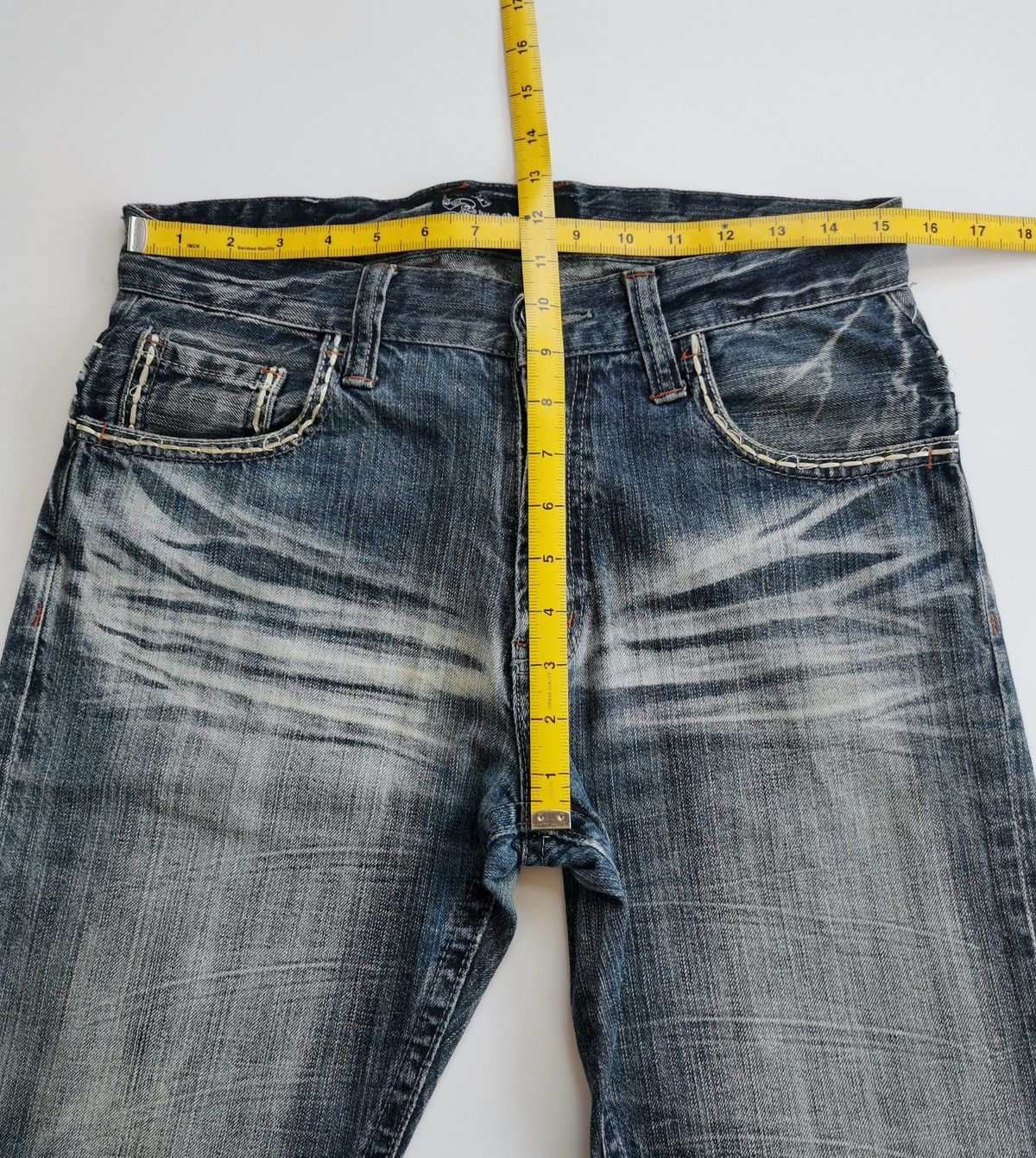 14th Addiction Oririn Zipper Button Detailed Denim Jeans Size US 31 - 11 Thumbnail