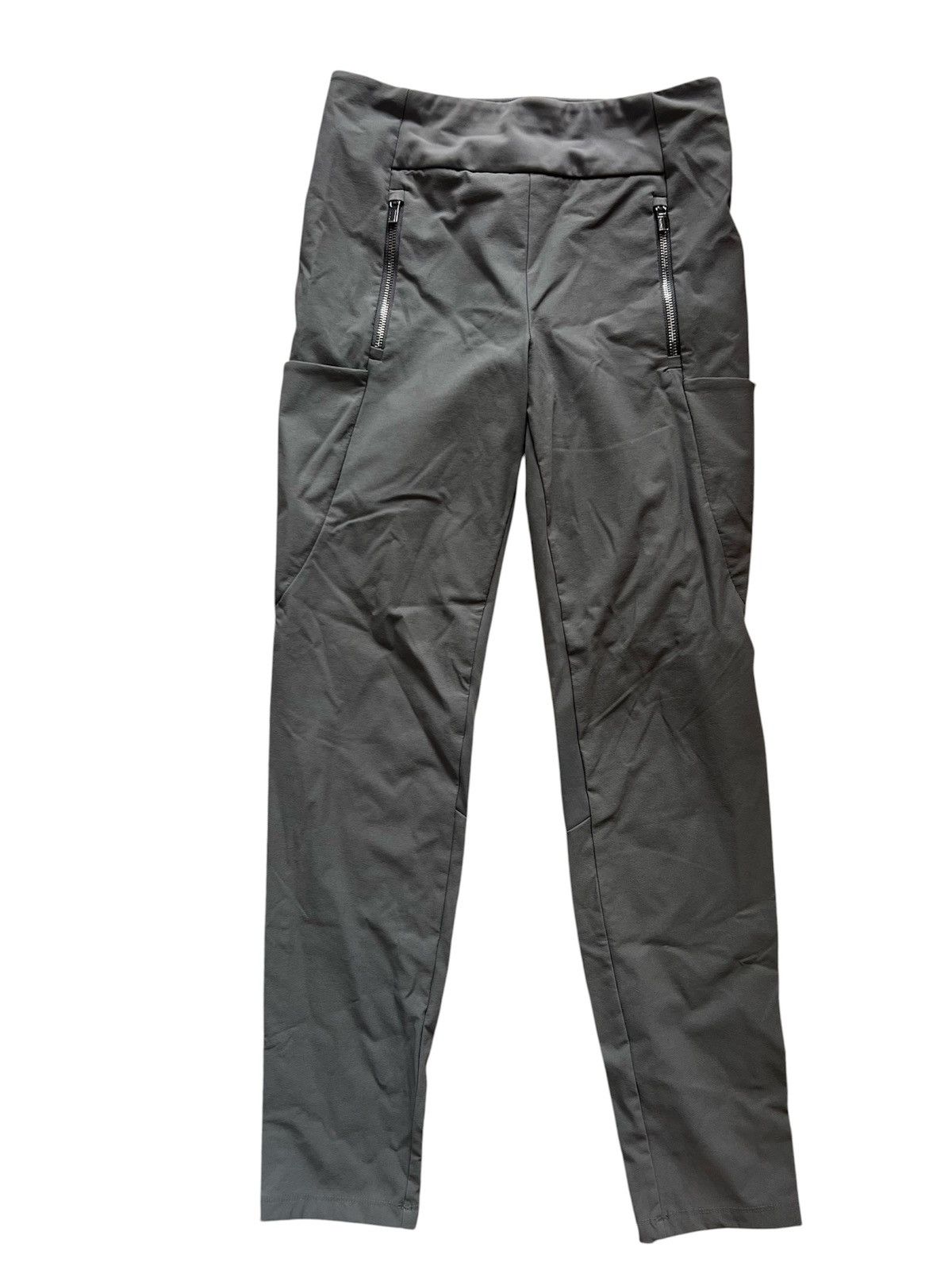 Athleta Athleta Highline Hybrid Hike Tight Pull-On Gray Pants | 6 Size 28" / US 6 / IT 42 - 1 Thumbnail